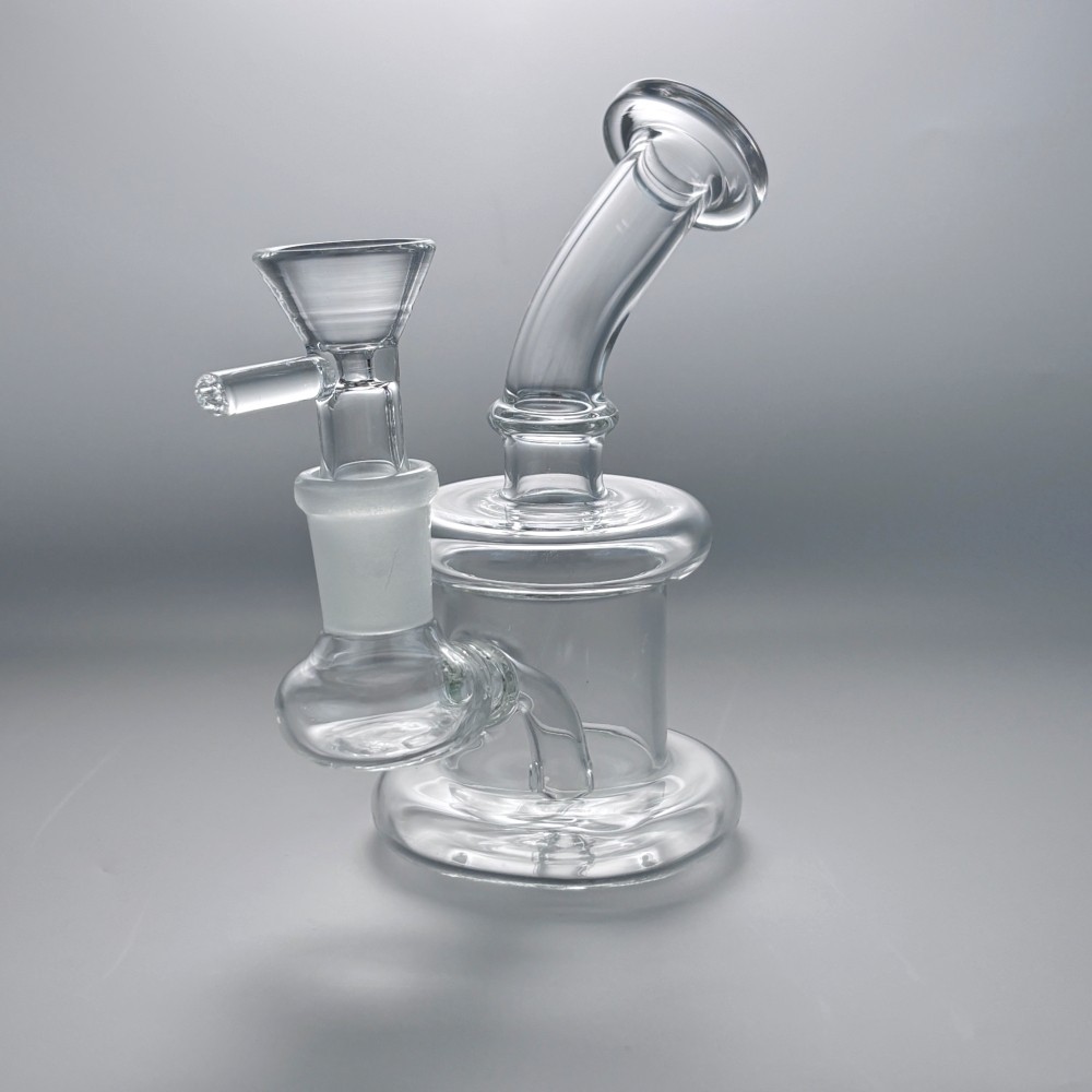 5 » MINI Glass Bong Diffuser Water Pipe Smoking Hookah Bubbler w/Tool box USA