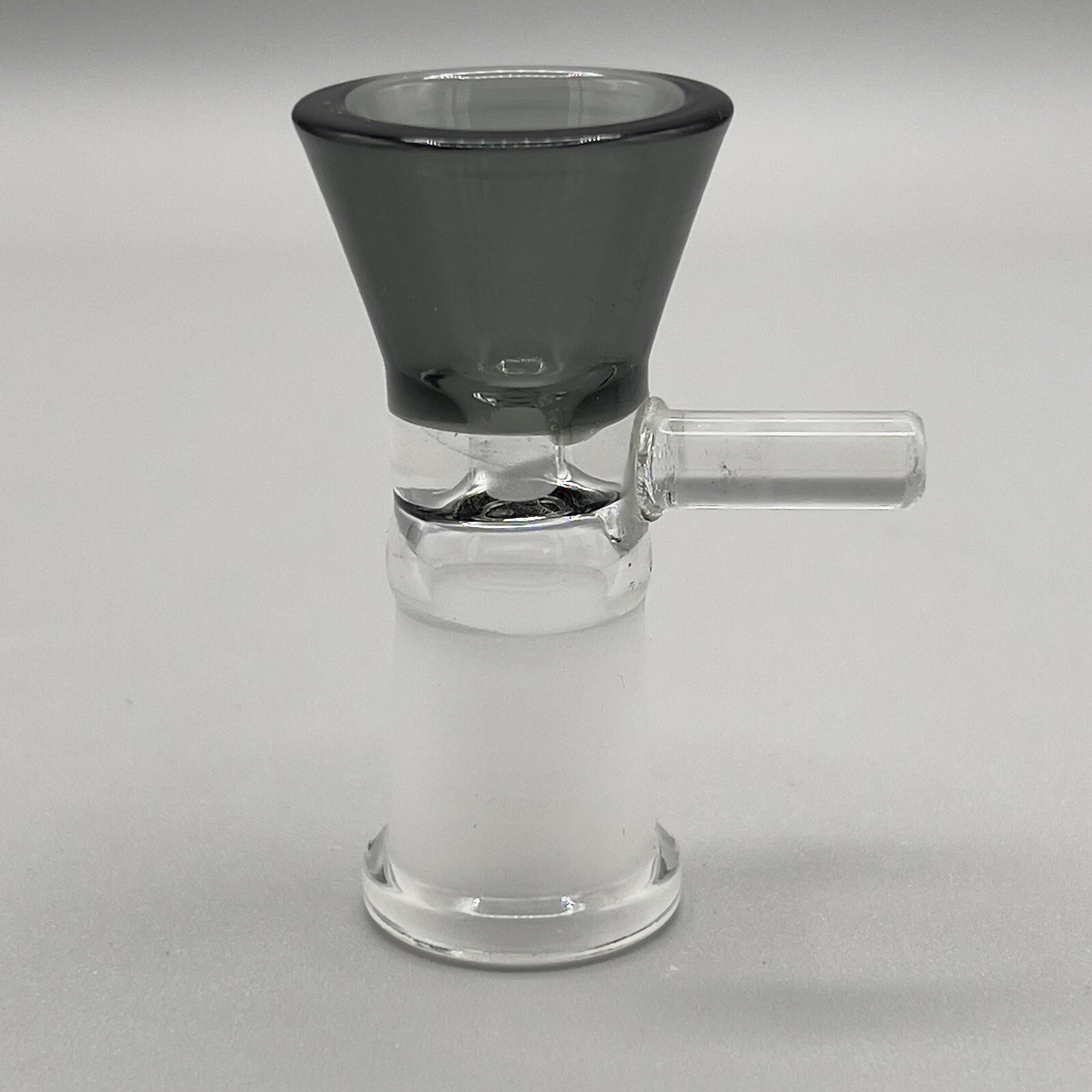 14mm Thick Glass Female Slide Bowl for Bongs & Water Pipes – Grey