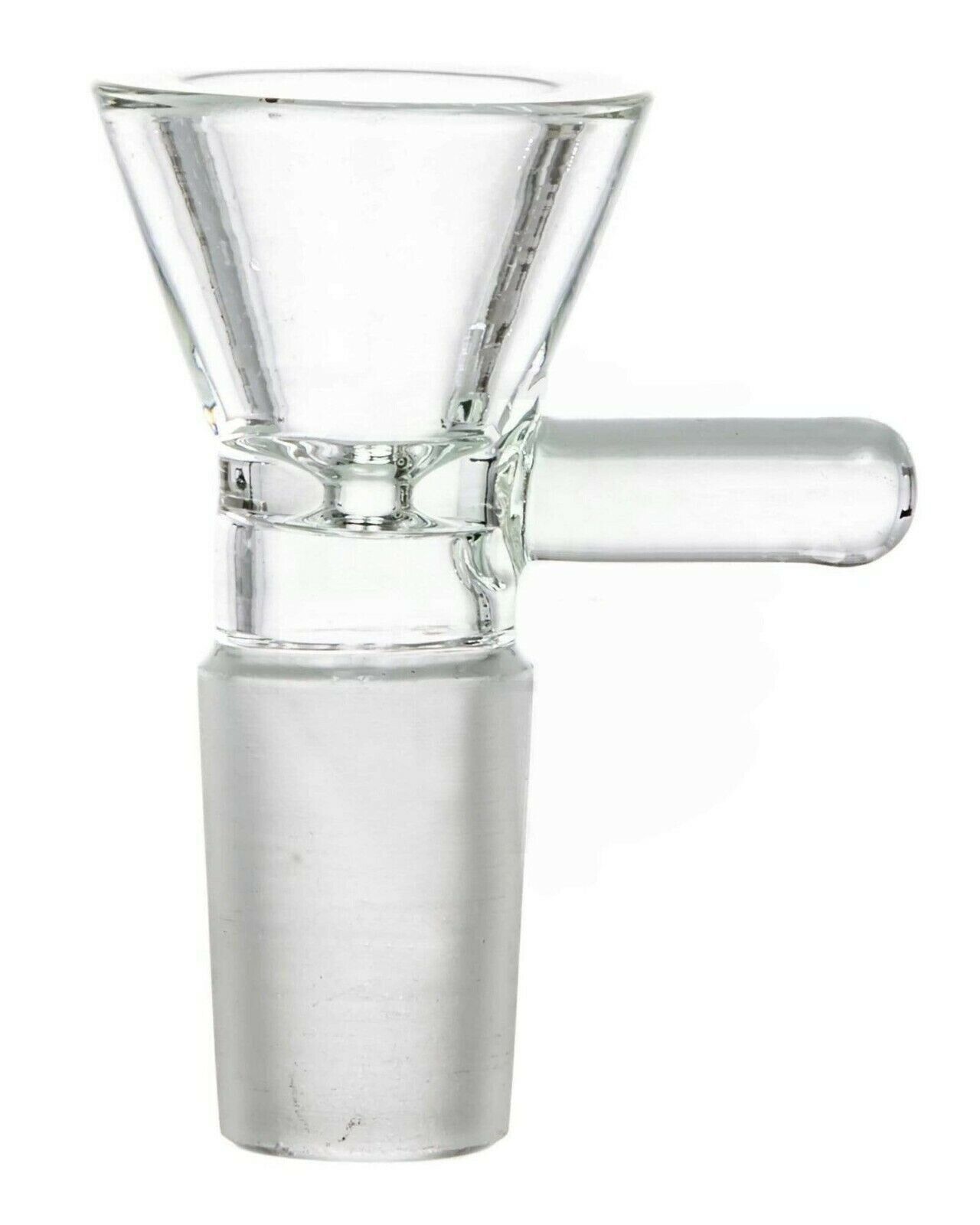 3X 14mm Male Glass Bowl Handle Piece Replacement for Water Filter Bongs