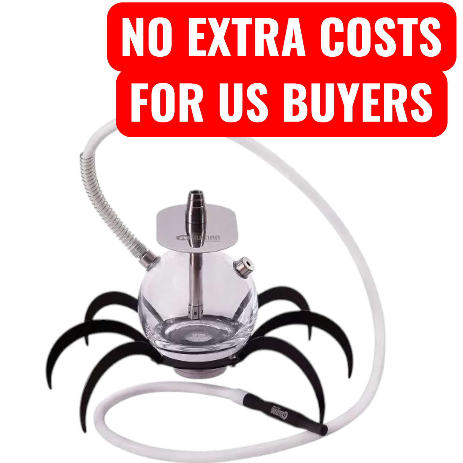 ODUMAN Tarantula Stainless Steel Shisha Hookah Khalil Mamoon Al Faker Nargile