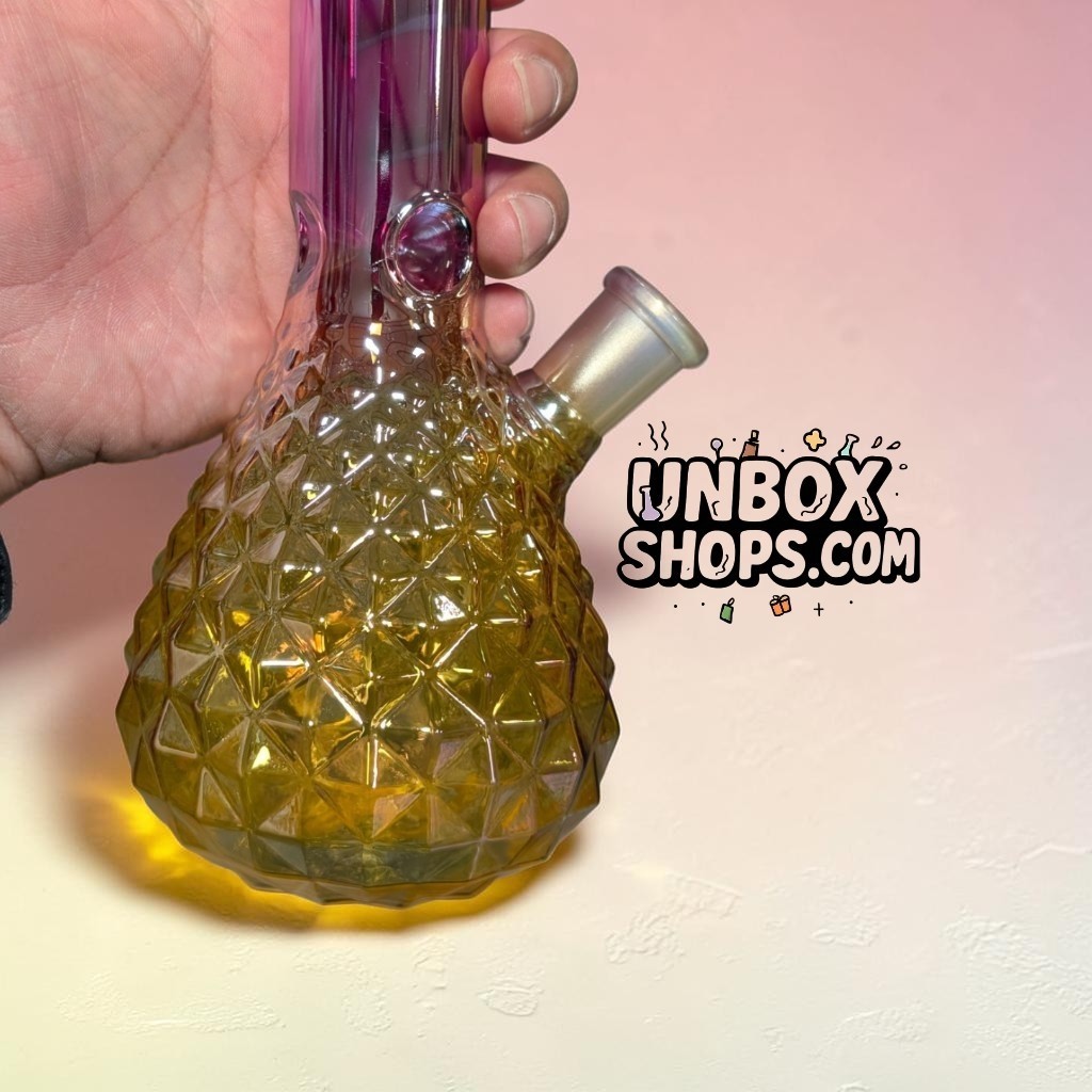 F143 – 10&Prime; Electroplated Diamond Cut Design Water PipeHigh Quality