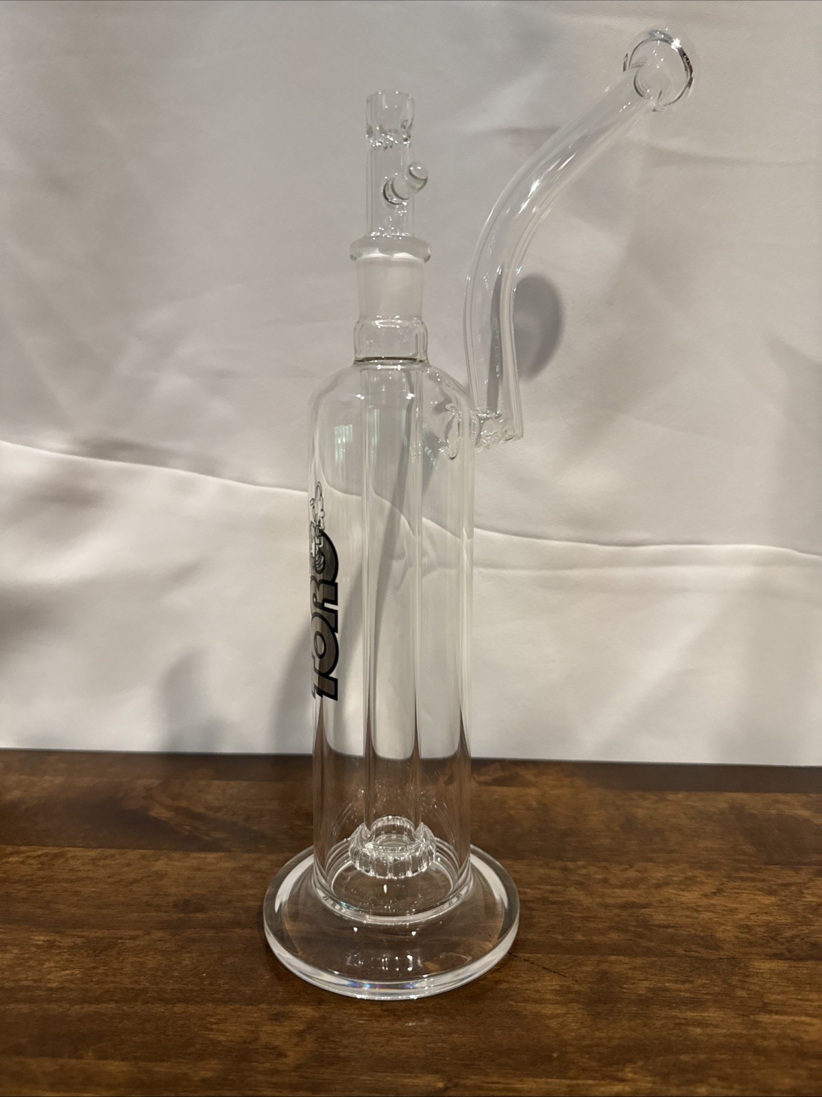 Toro Glass Circ Bubbler Silver OG Label With Slide Mobius Sovereignty Heady Glas