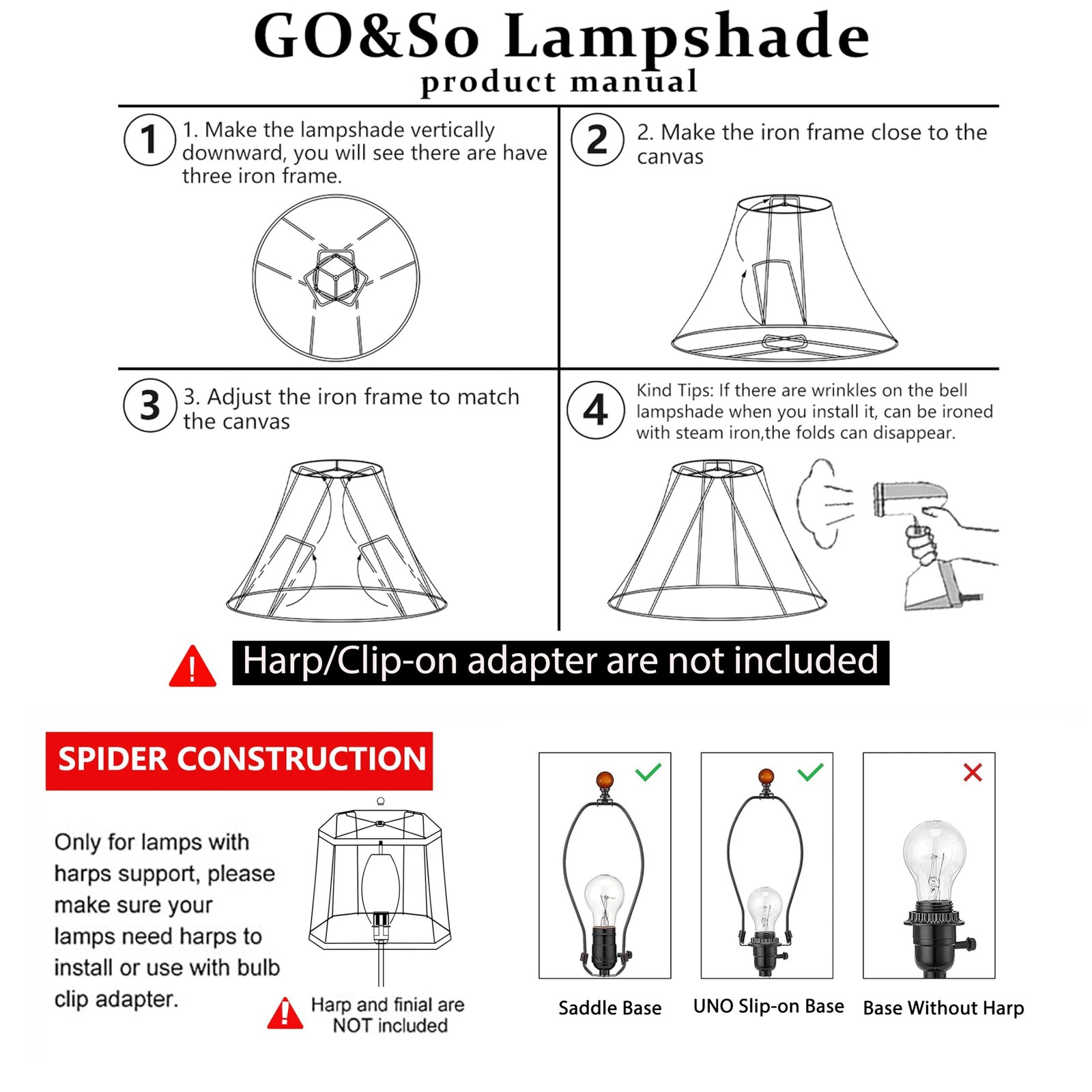 GO&SO Square Lamp Shades Set 2 Medium,Beige Linen Shade,10&Prime;×13&Prime;D×10.5&Prime;H