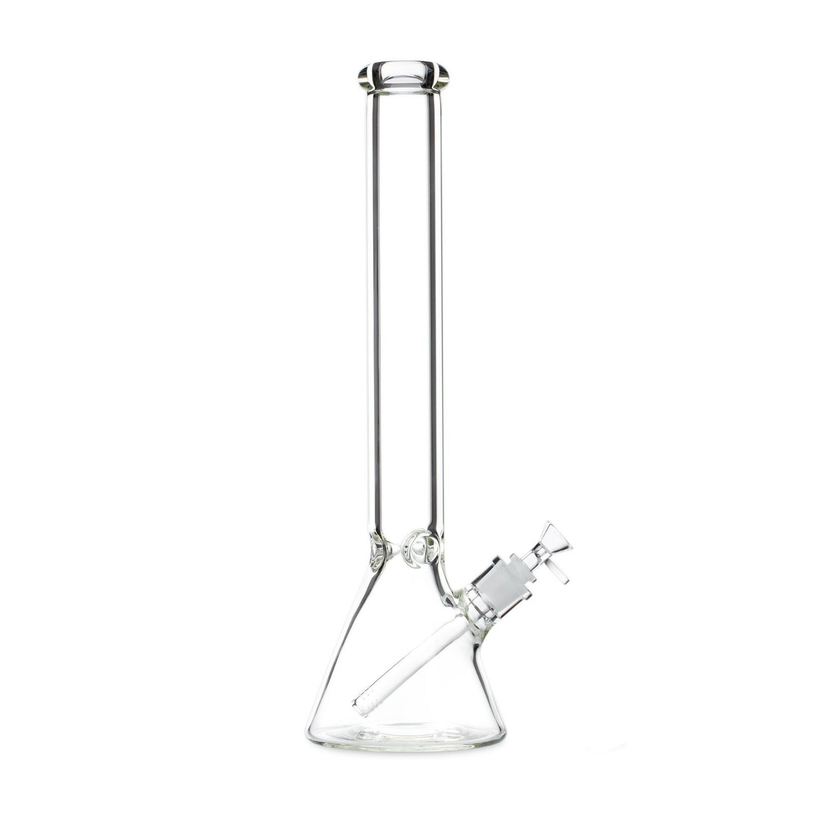 18&Prime; Heavy 7mm Thick Glass Bong Heavy Bong Clear Smoking Beaker Hookah Water Pipe
