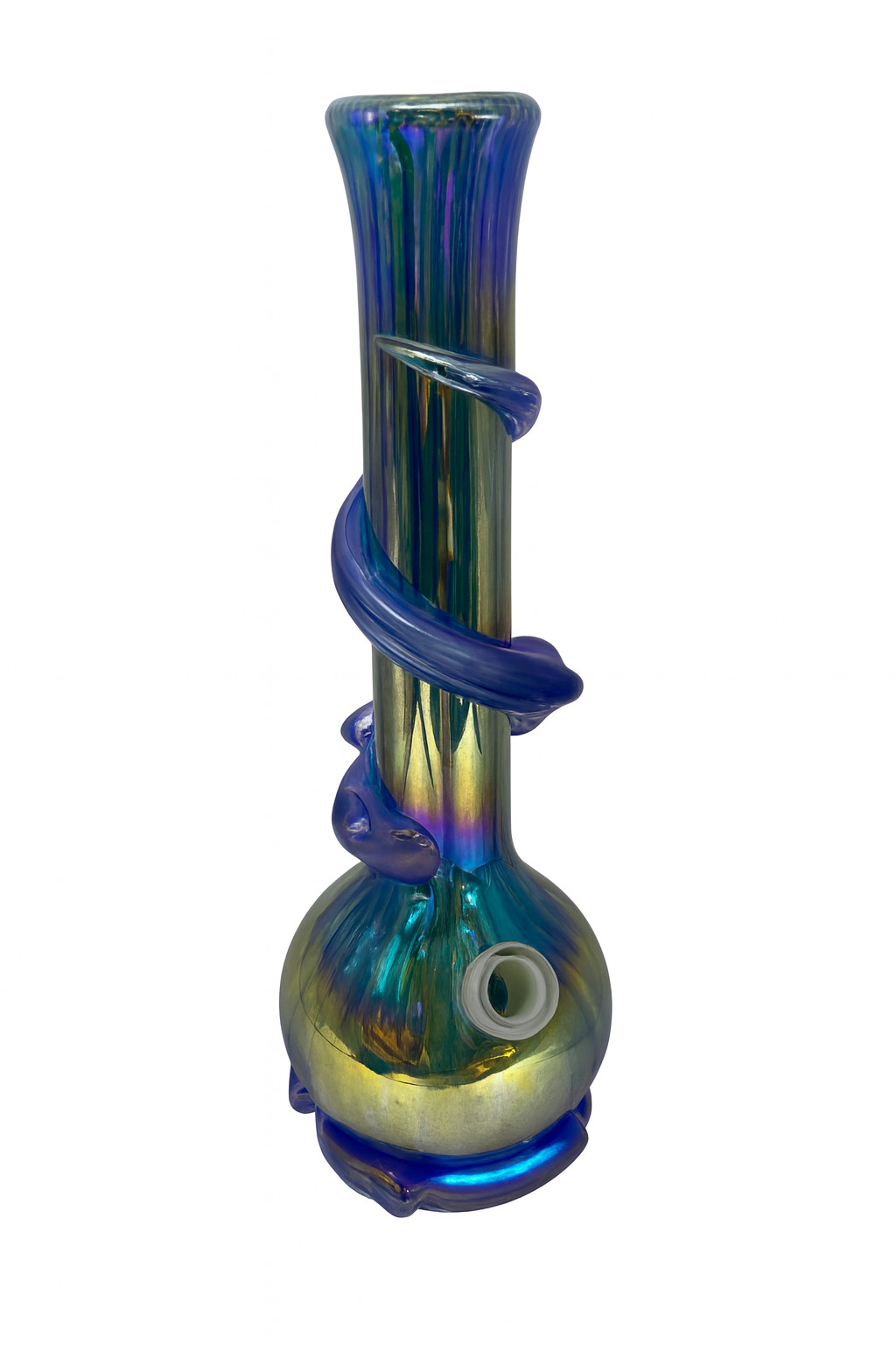 GLASS WATER BOWL DESIGN – 12&Prime; | ASSORTED COLORS | 2CT MIXED SET