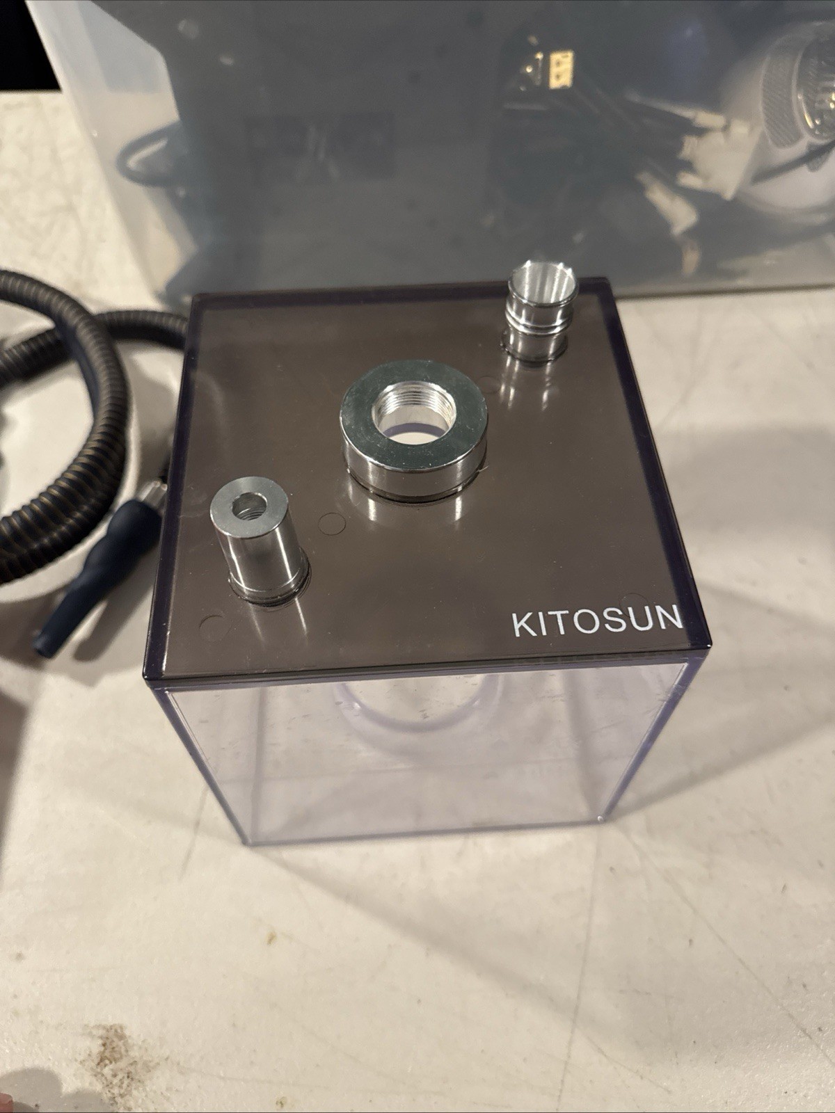 Kitosun Cube Hookah As Is Parts Sunlight Charcoal