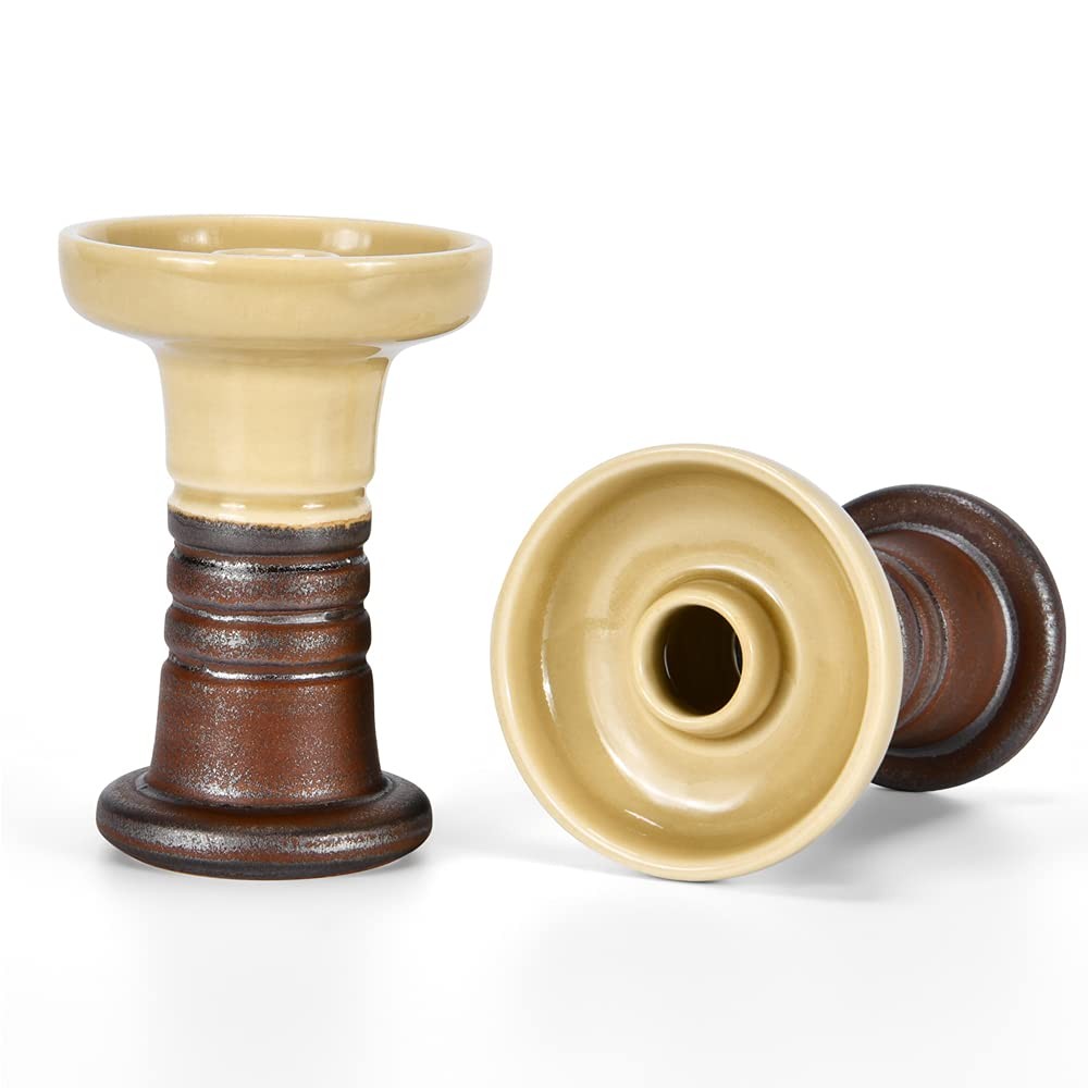 Hookah Bowl 100% Raw Clay with Glaze Nargile Shisha Bowl Hookah Head Phunnel …