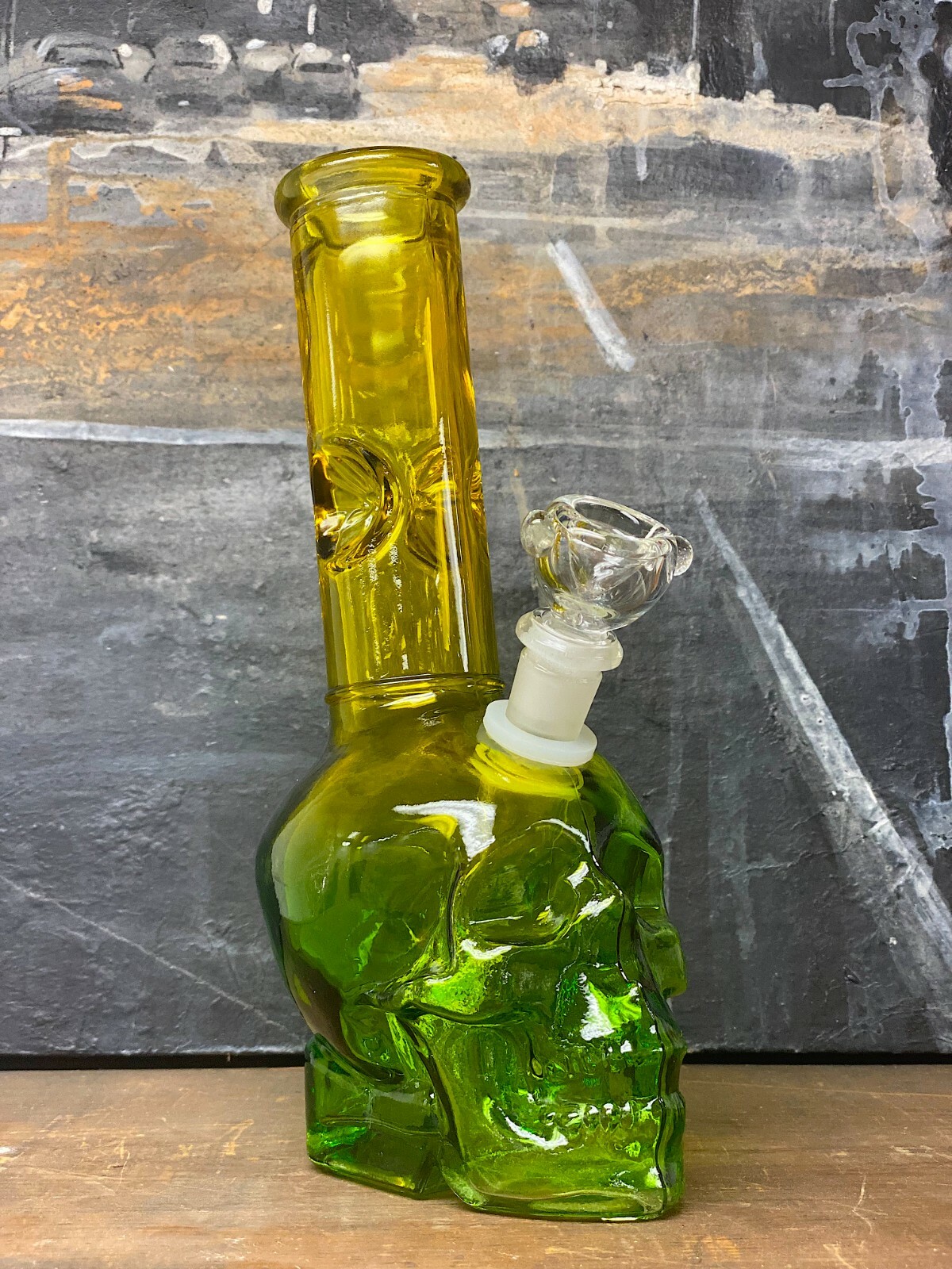 9&Prime; Premium Glass Bong Water Pipe W Downstem+ Bowl Hookah & Bubbler US Made