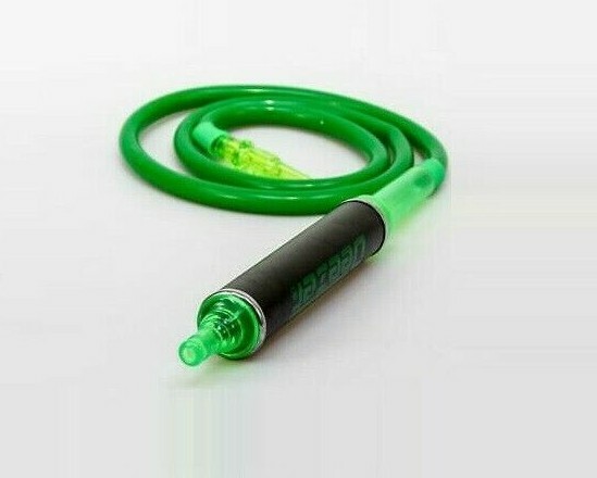 DEEZER ICE HOSE Freezable Silicone Freeze Cold Smoke Houka Hookah Shisha GREEN