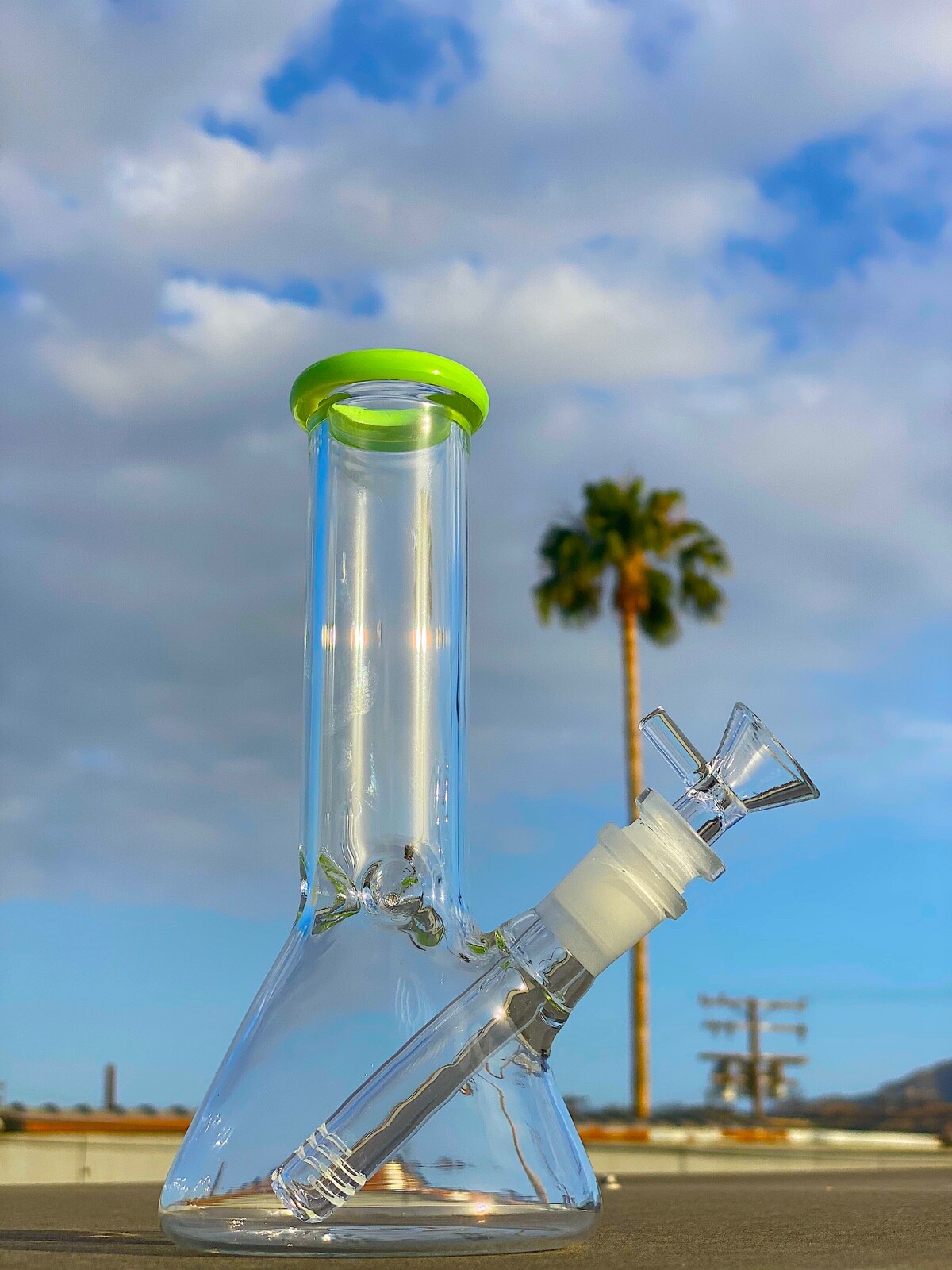 8 » Hookah Water Pipe Beaker Premium Bong Glass Bubbler US Made