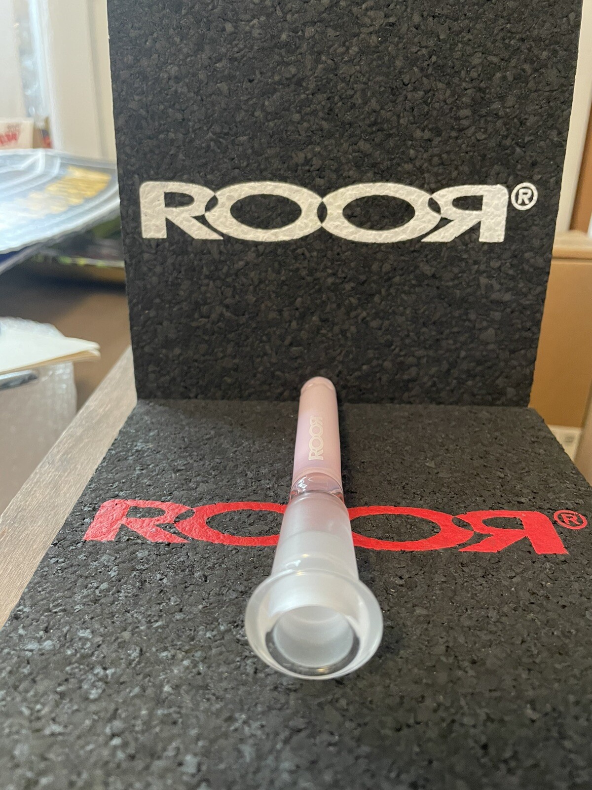 ROOR® 13- Hole Diffused Low-Profile Downstem Pink 3 1/2”