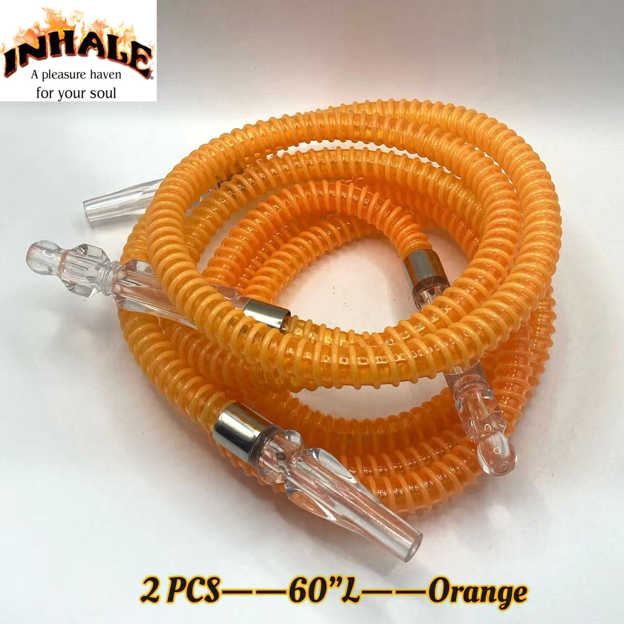 2 PCS 60 » washable hookah hose ORANGE