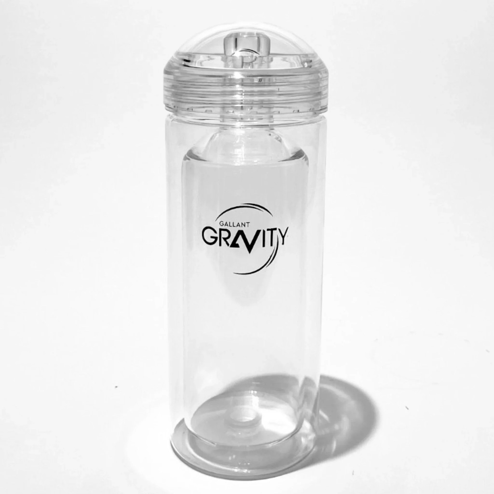 (Clear) Gallant Glass Gravity Bong (Travel Edition) with Glass Bowl