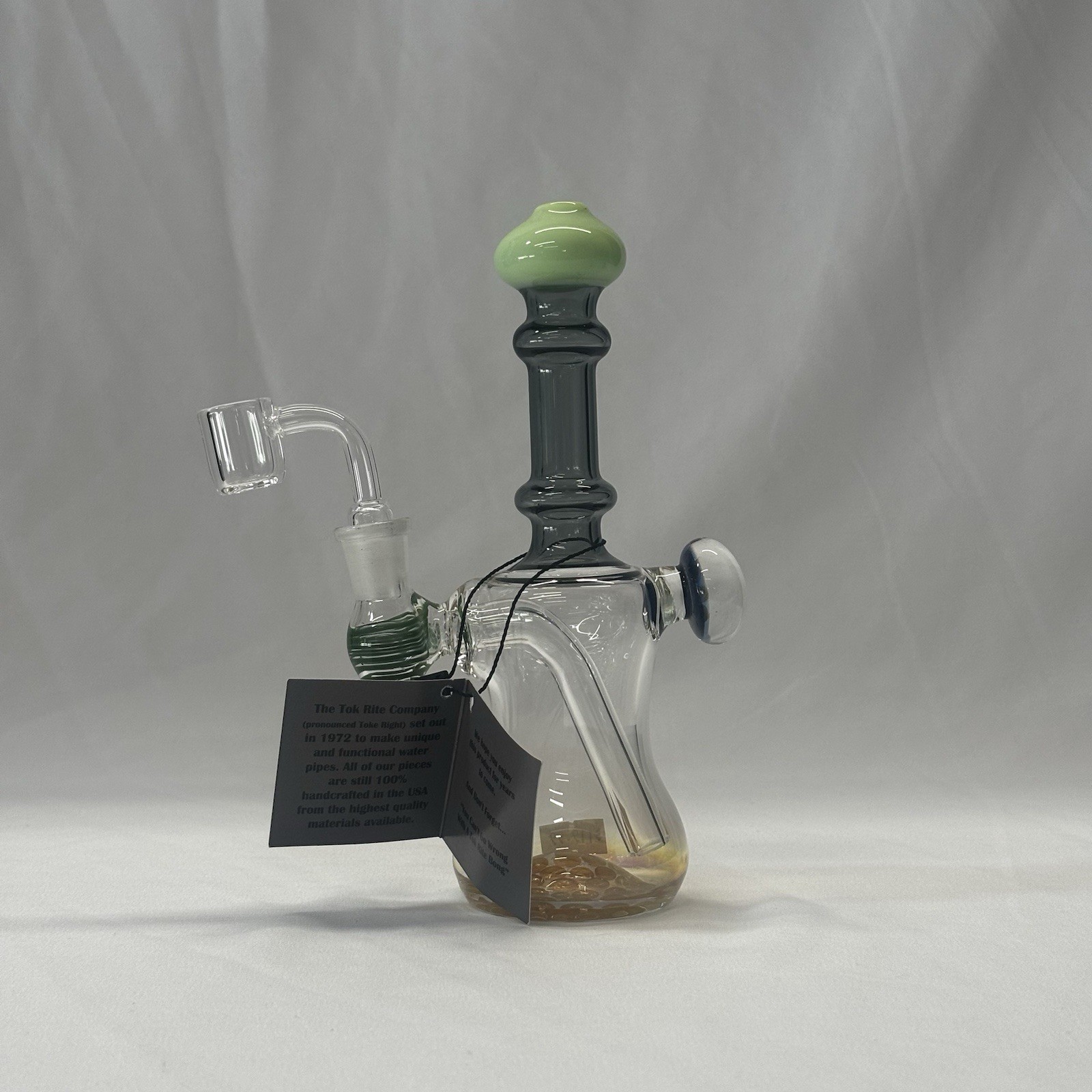 Dark Star Glass Bell Rig Water Pipe 9 Inch