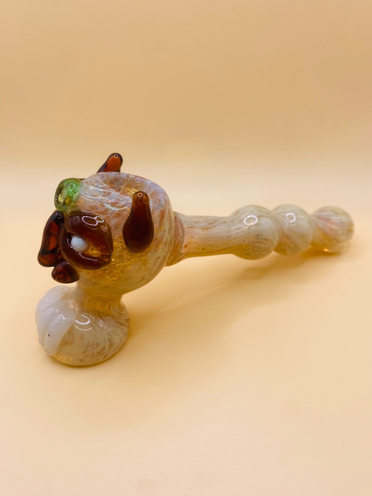 Collectible custom, tobacco, hookah kakamora glass pipe