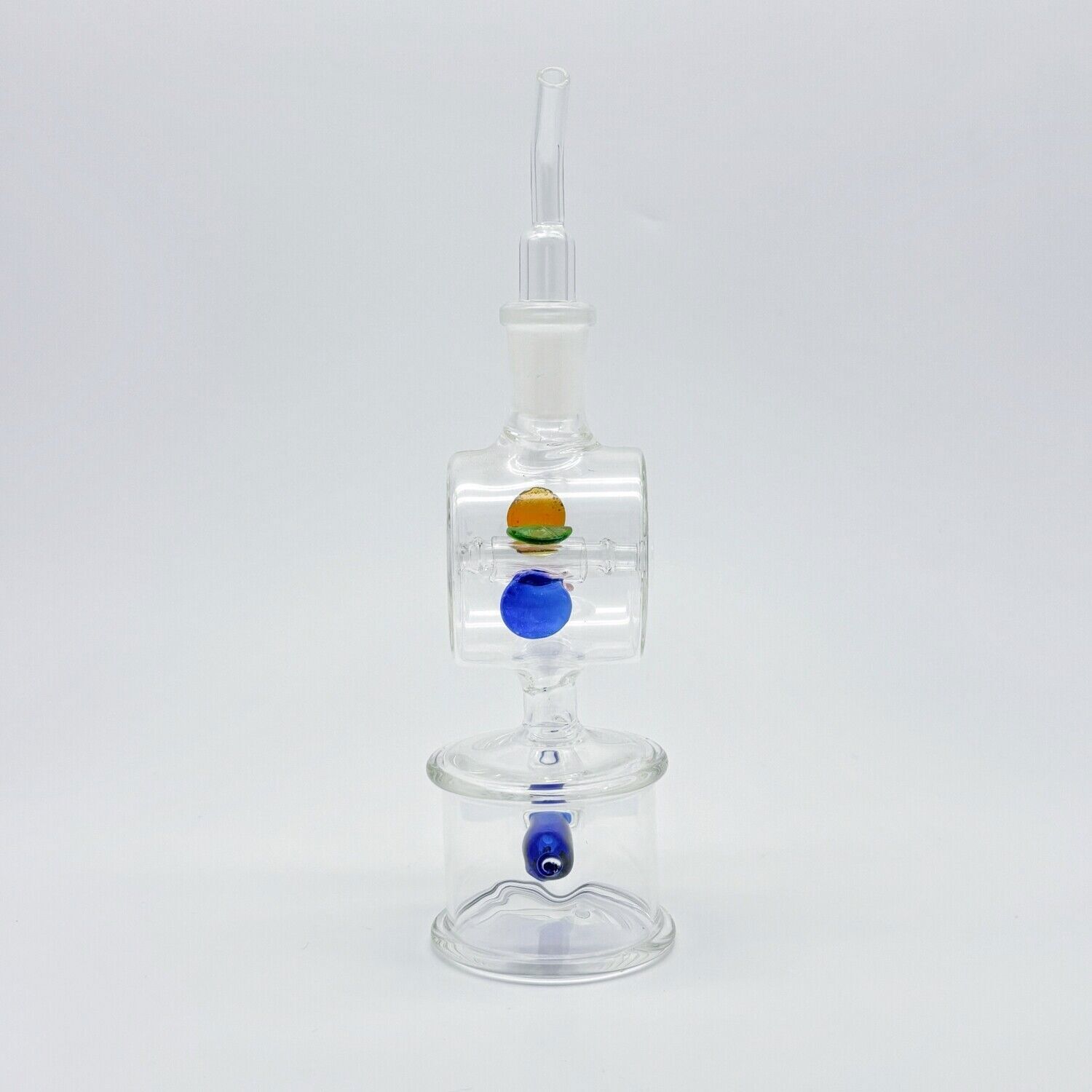 Mini 5.3&Prime; Glass Windmill Spin Bong Recycler Hookah Water Pipe Smoking Percolator