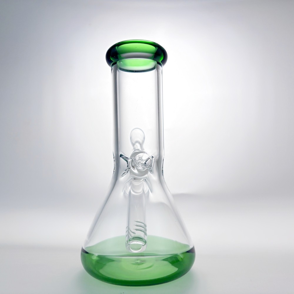 6 » Glass Bong THICK Hookah Bubbler Smoking Beaker Water Pipe w/14mm Bowl USA