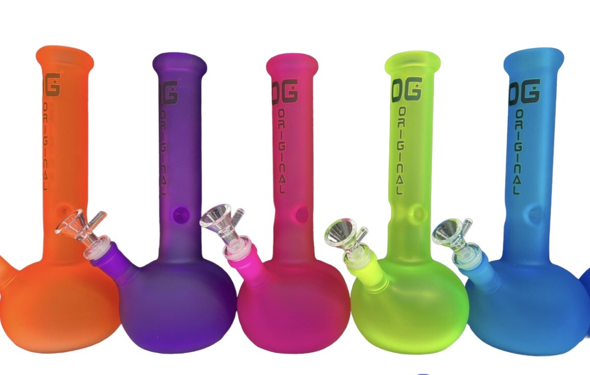 10 inch Yellow Bong with a bowl – Hookah Water Pipe Bong Glass Bongs OG