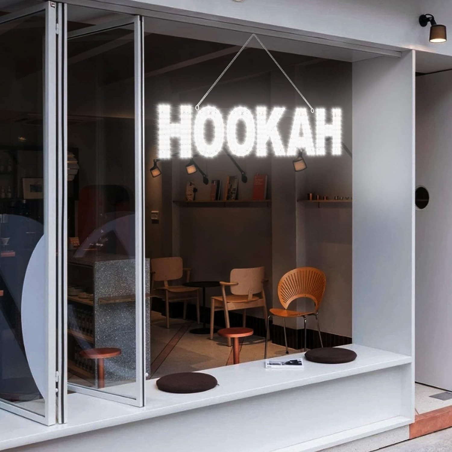 30&Prime;X10&Prime; Large LED HOOKAH Signs for Smoke Shops, Super Bright Unique Design HOOKA