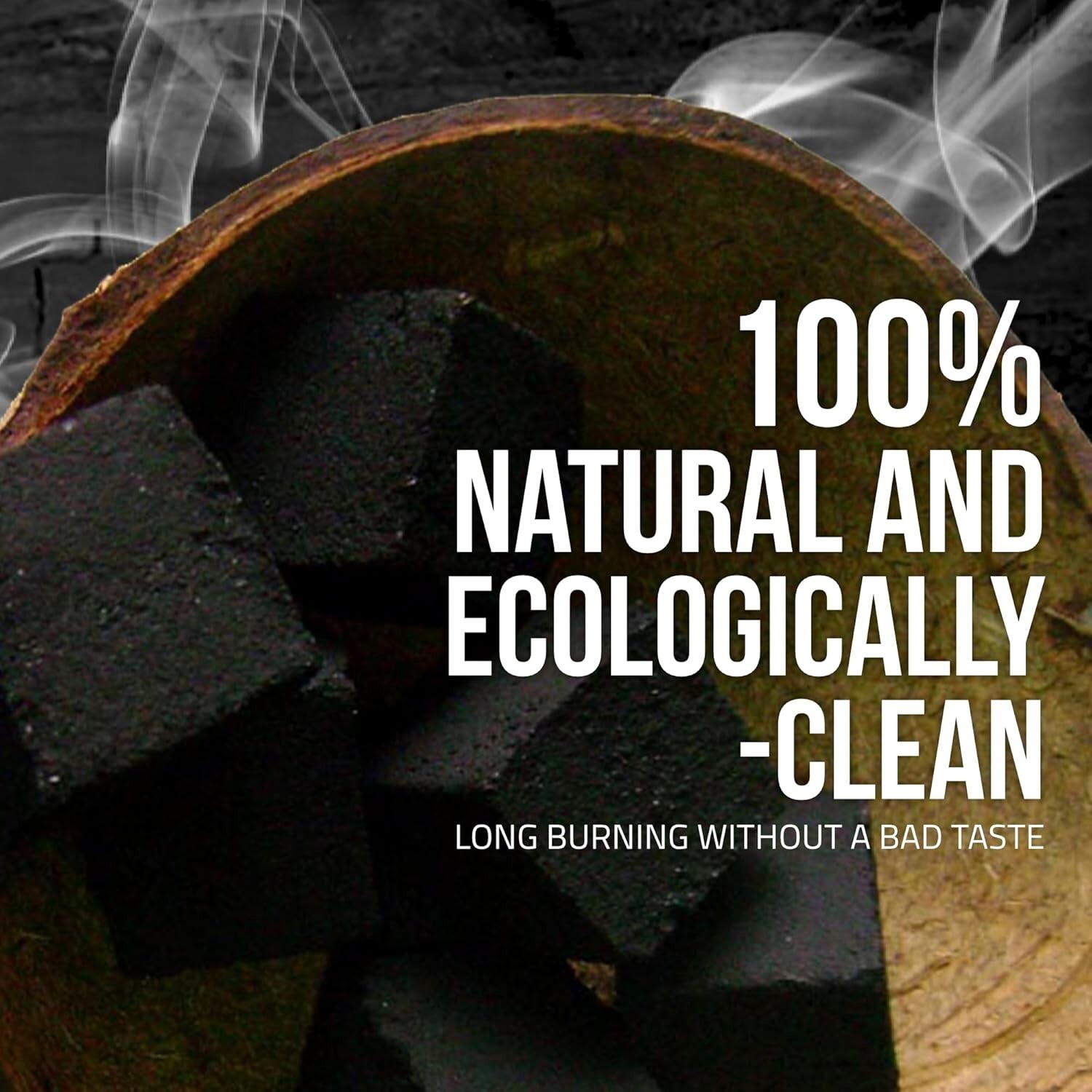 Tom Coco 72 Natural Coconut Charcoal Cubes 25mm Hookah Shisha Coals Grilling