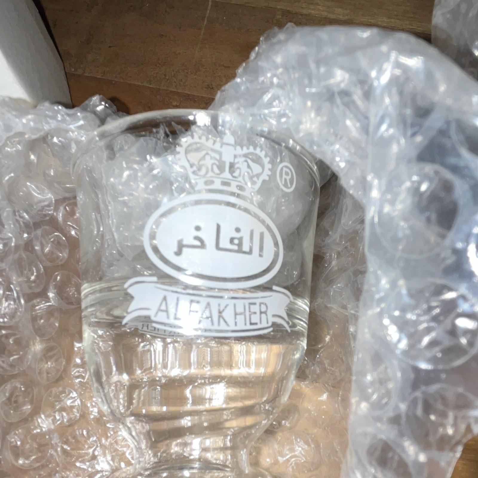 Al Fakher Clear Glass Hookah Bowl/Head Replacement Part Z18-134 Made in China