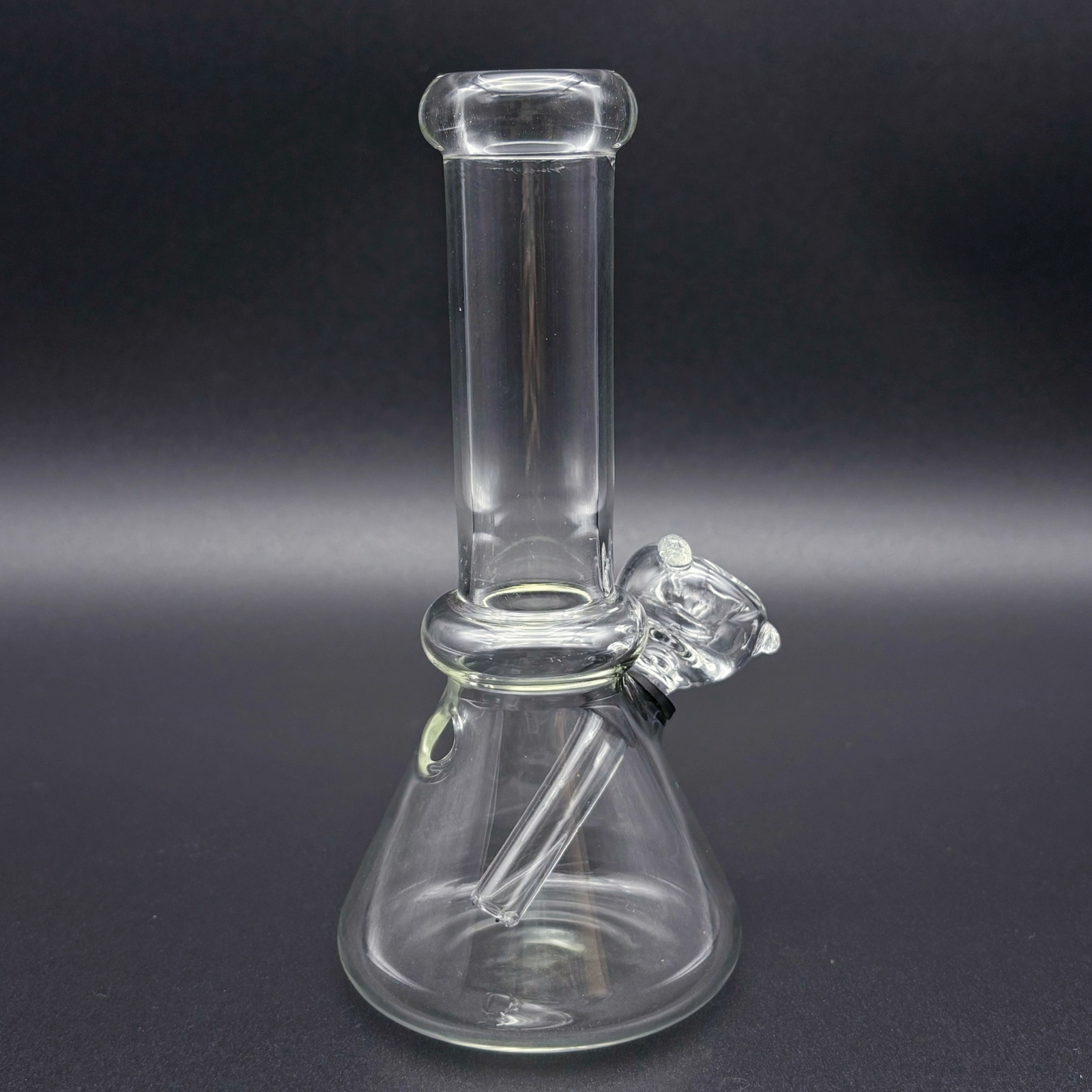 Clear 6&Prime; Classic Hookah Water Pipe Bong Tobacco Smoking Beaker Base w/ Carb Hole