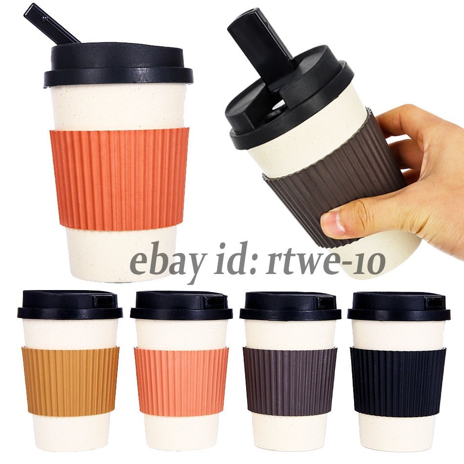5.5 Inches Silicone Coffee Cup Water Bongs Smoke Pipe Build In Bowl Hookah New