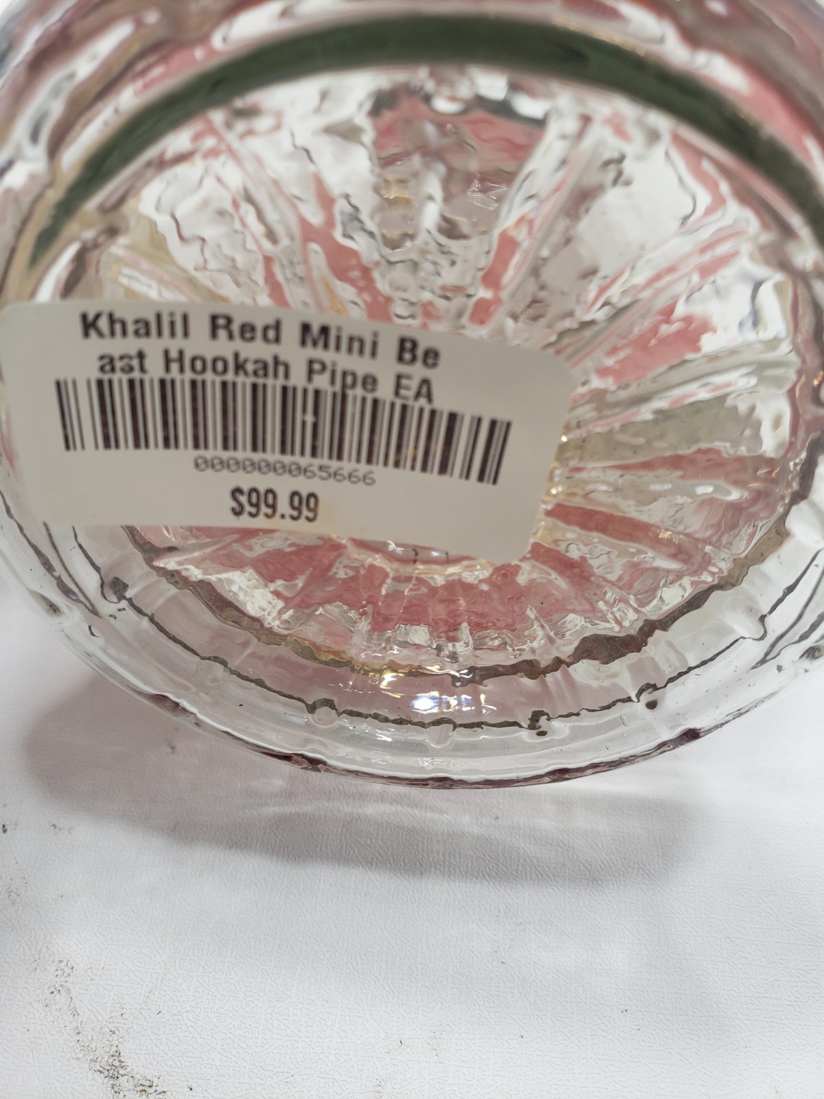Khalil Mamoon Mini Beast Hookah Red Glass Base Hose Bowl Accessories Lot