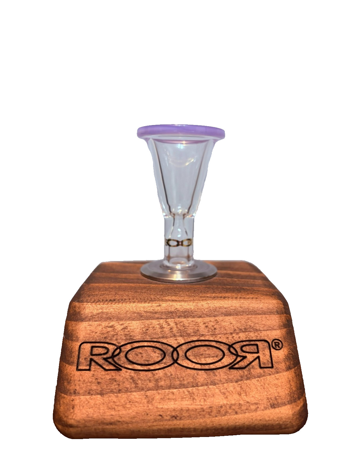 ROOR® Custom Colored Rim Gold Decal Limited 14.5mm Bowl Purple