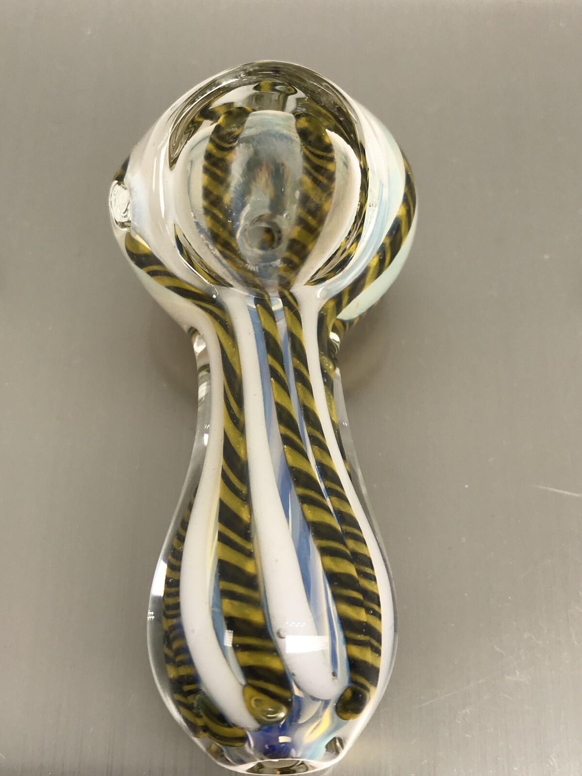 HITTER USA TOBACCO POCKET PIPA SMOKING 3” HEAVY HAND BLOWN GLASS BOWL MINI PIPE