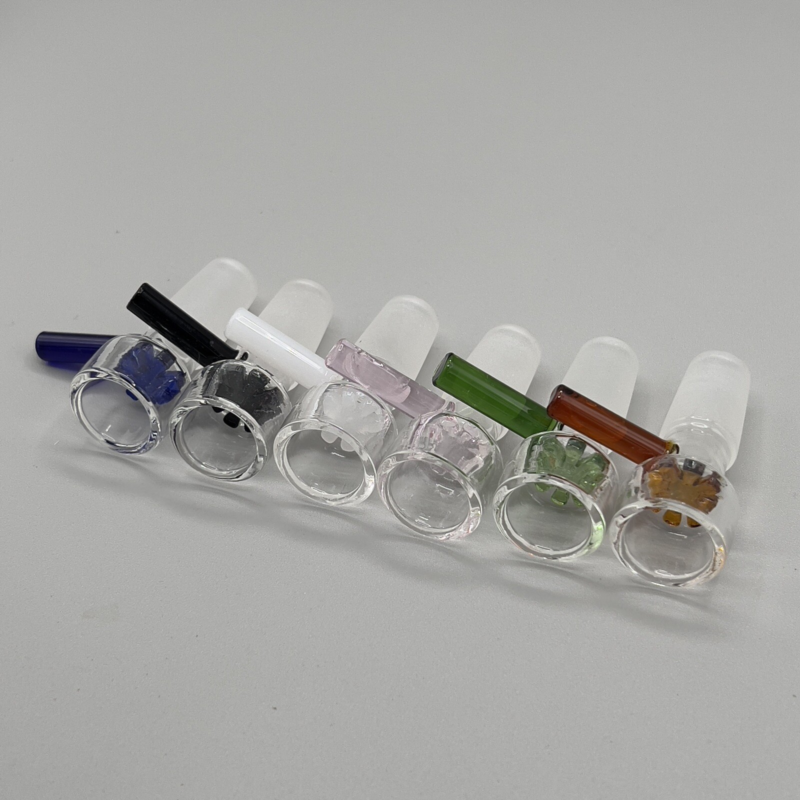 14mm Glass Bowl Piece Bong Water Pipe Slide Snowflake Screen – COLORS