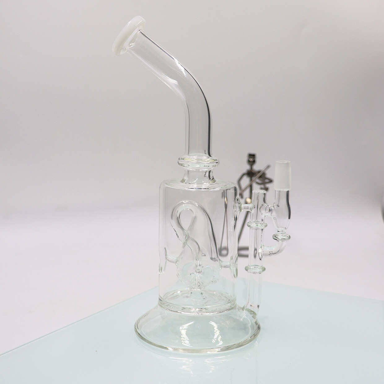 11 » Handmade High-quality clear Glass Smoking Waterpipes Perc Bong with Bowl