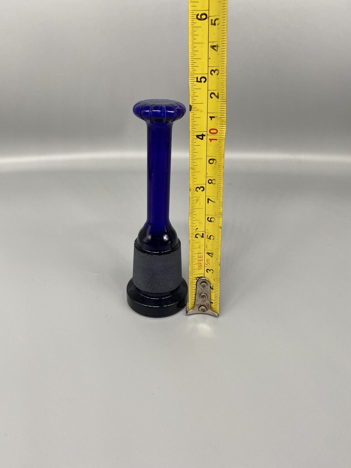 29mm By 18mm Hookah Downstem Showerhead Perc Blue 4.5&Prime;