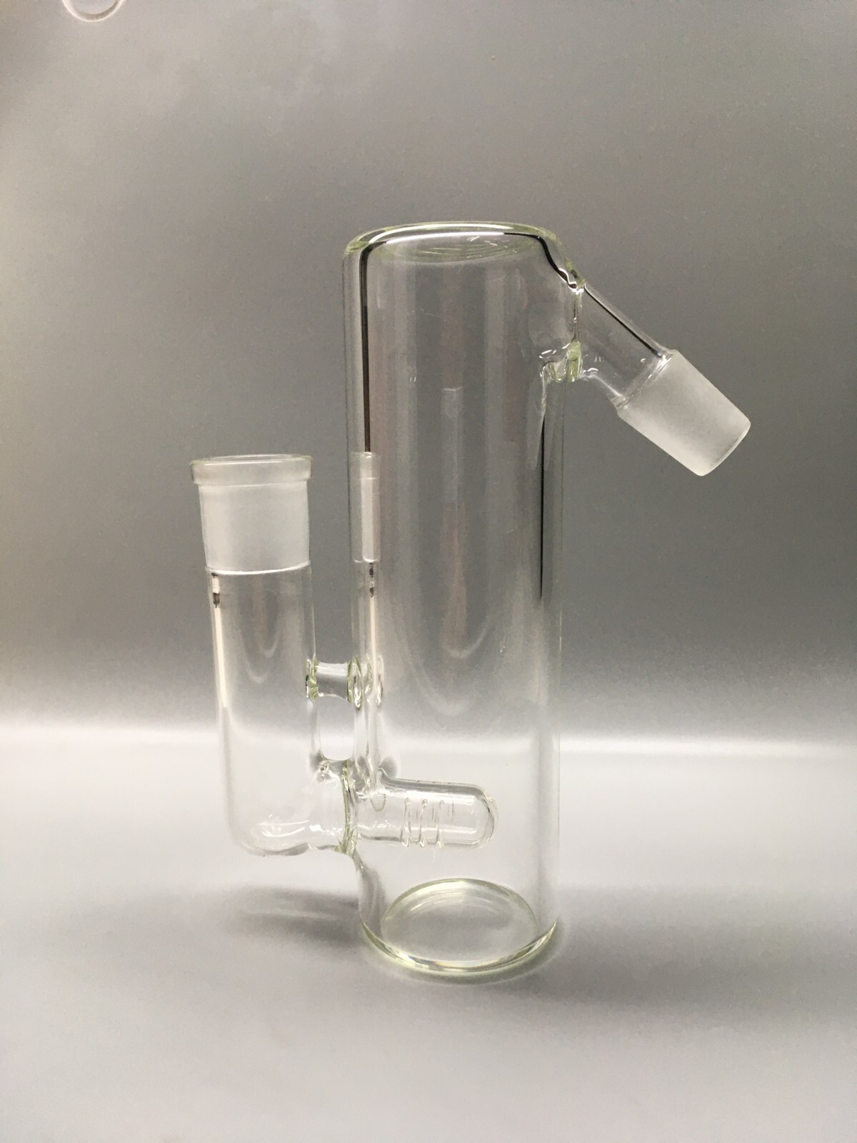 18mm 45°/Male & 90°/Female 6.25&Prime; High Inline Ash Catcher Smoking Bong Bubbler