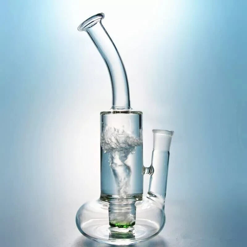 10inchs Water Tornado Shape Smoking Glass Water Pipe with Upgraded 18mm Bowl