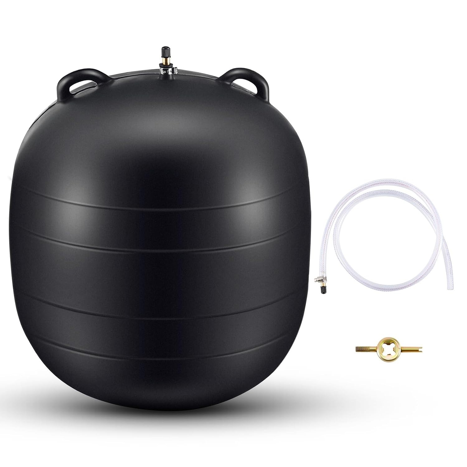 Heavy Duty 20&Prime; Rubber Sewer Plug – Inflatable Plumbing Balloon w/ 39&Prime; Hose
