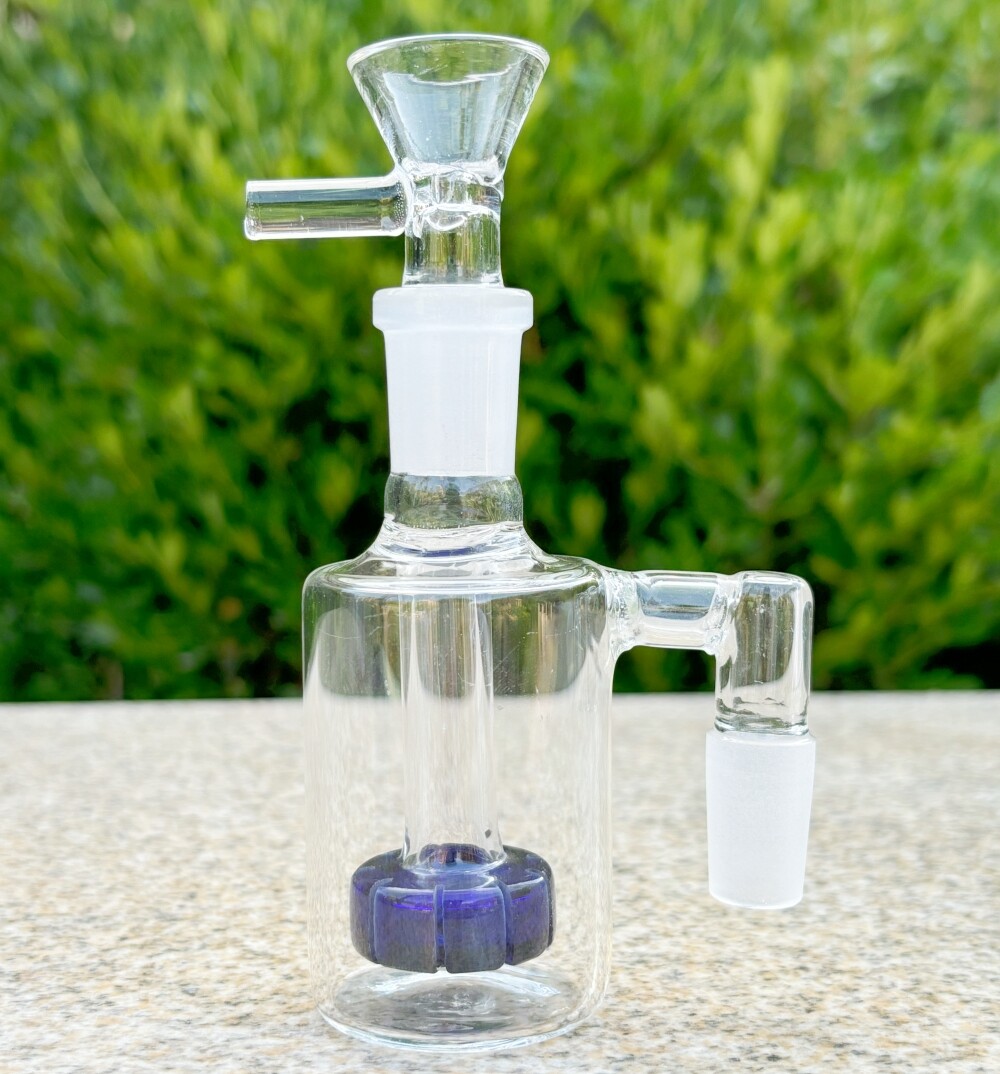 Blue 9 » Glass Gene Spin Tornado Bong Hookah Water Pipe Bubbler W/ Ash Catcher