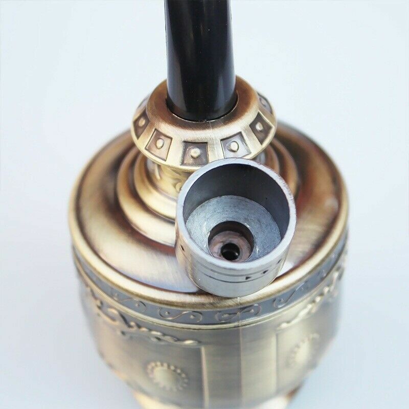 Mini Bong Herb Smoke Pipe Tobacco Smoke Hookah Shisha Nargila Bronze Chic