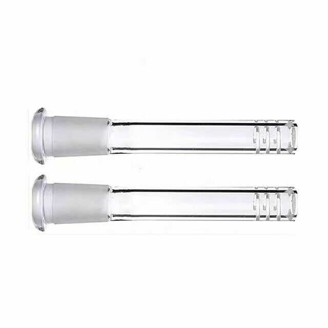 2PCS 4.7 » Glass Downstem Diffuser 14mm Male Down Stem For Bowl Glass Bong Pipe