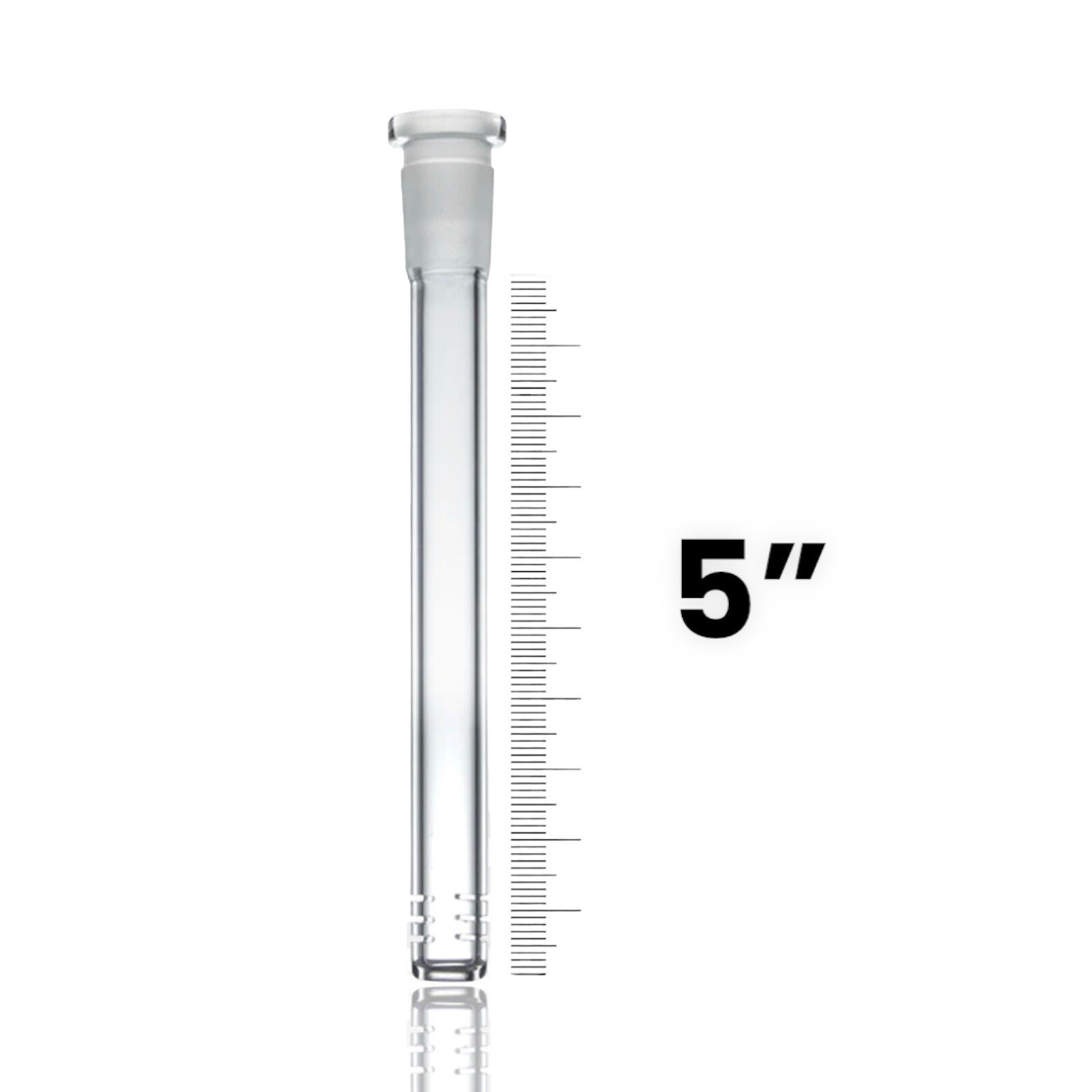 5&Prime; Downstem Water Pipe Glass Hookah Tobacco Bong Down stem Slider – (5” INCH)