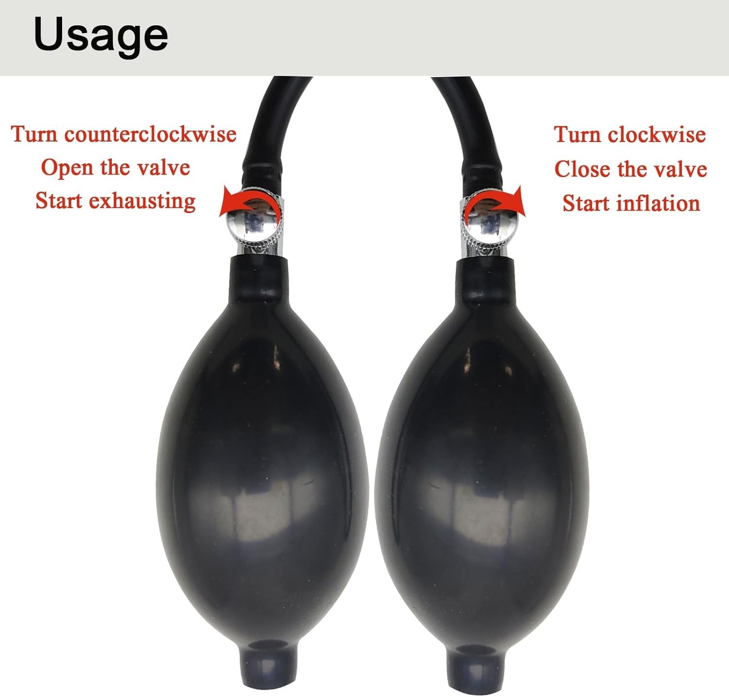 2-Inch Rubber Sewer Plug Inflatable Pipe Balloon for Plumbing