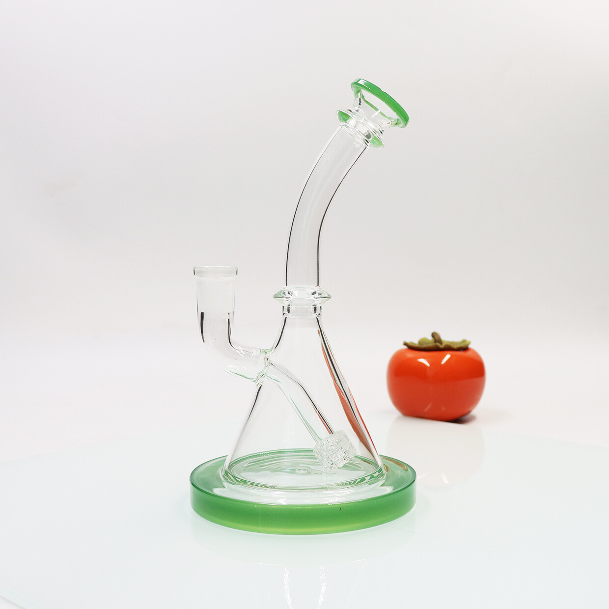 9inch Handmade Glass Waterpipes Smoking Beakers Matrix Perc Bong and Gift Bowl