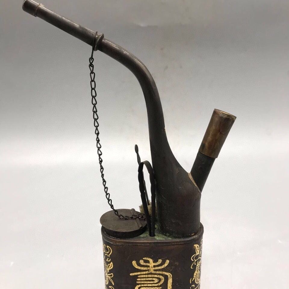 Collectibles Pure Copper Hookah Bag Size about 20X6 Cm Weight 116 Grams