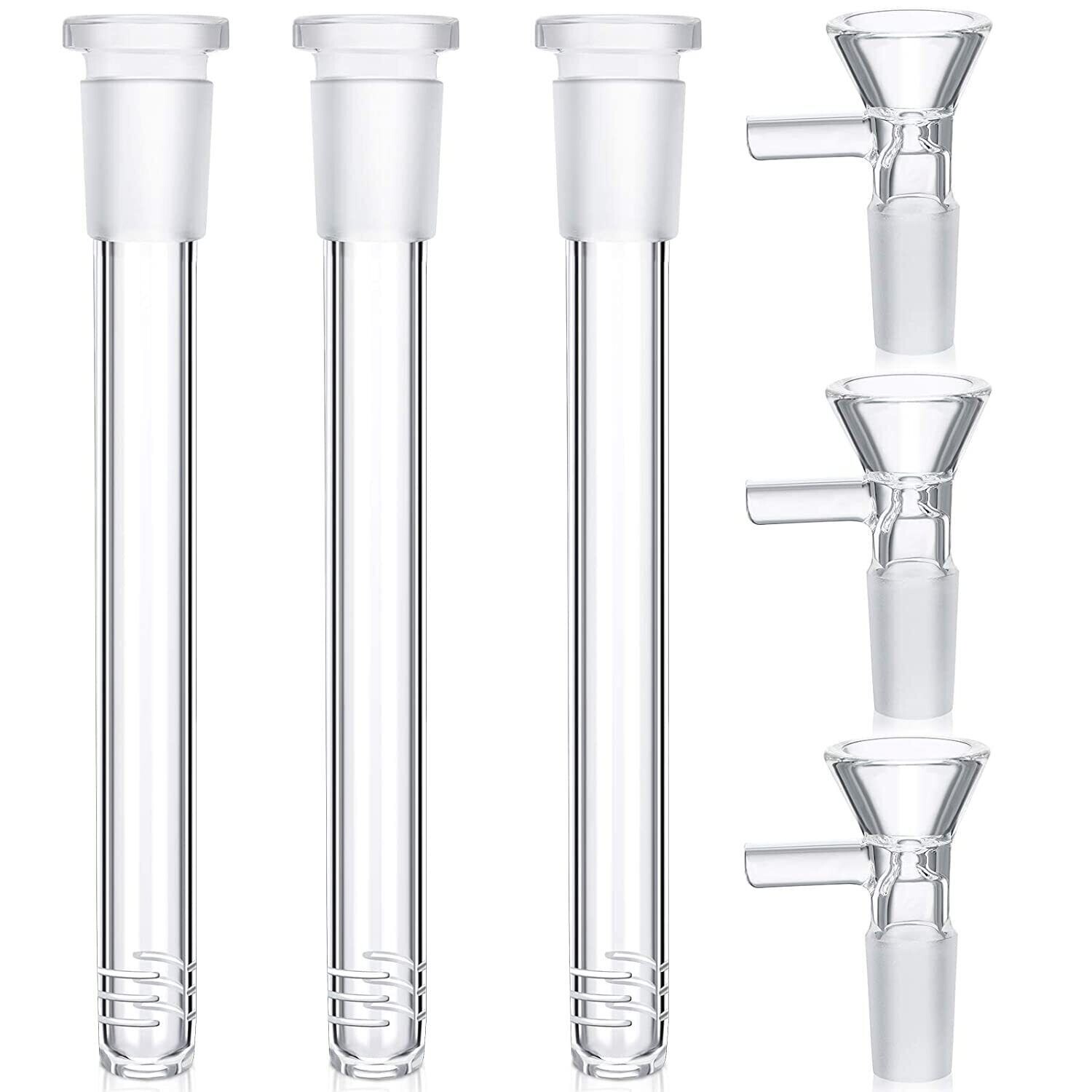 3Pack 4&Prime; (insert 3 ») Downstem +14mm Male Round Bowls fit for 8/9/10/12 » Bong