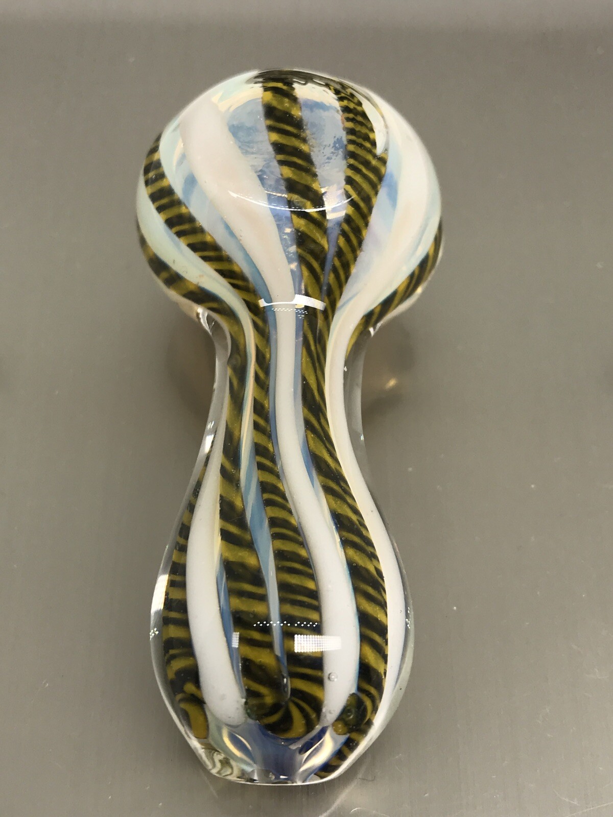 HITTER USA TOBACCO POCKET PIPA SMOKING 3” HEAVY HAND BLOWN GLASS BOWL MINI PIPE