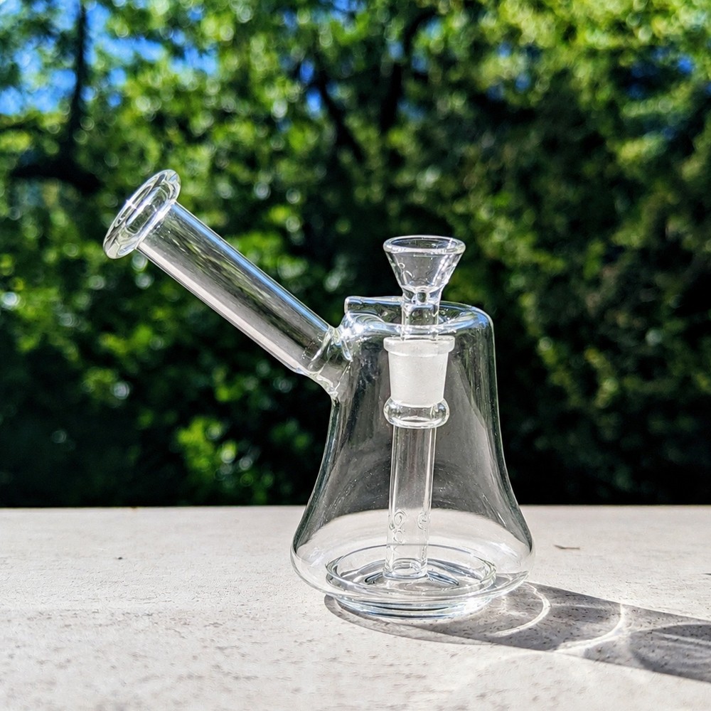 5.5&Prime; Thick Hammer Glass Bubbler Bong Carb Hole Premium Quality Water Pipe Hookah