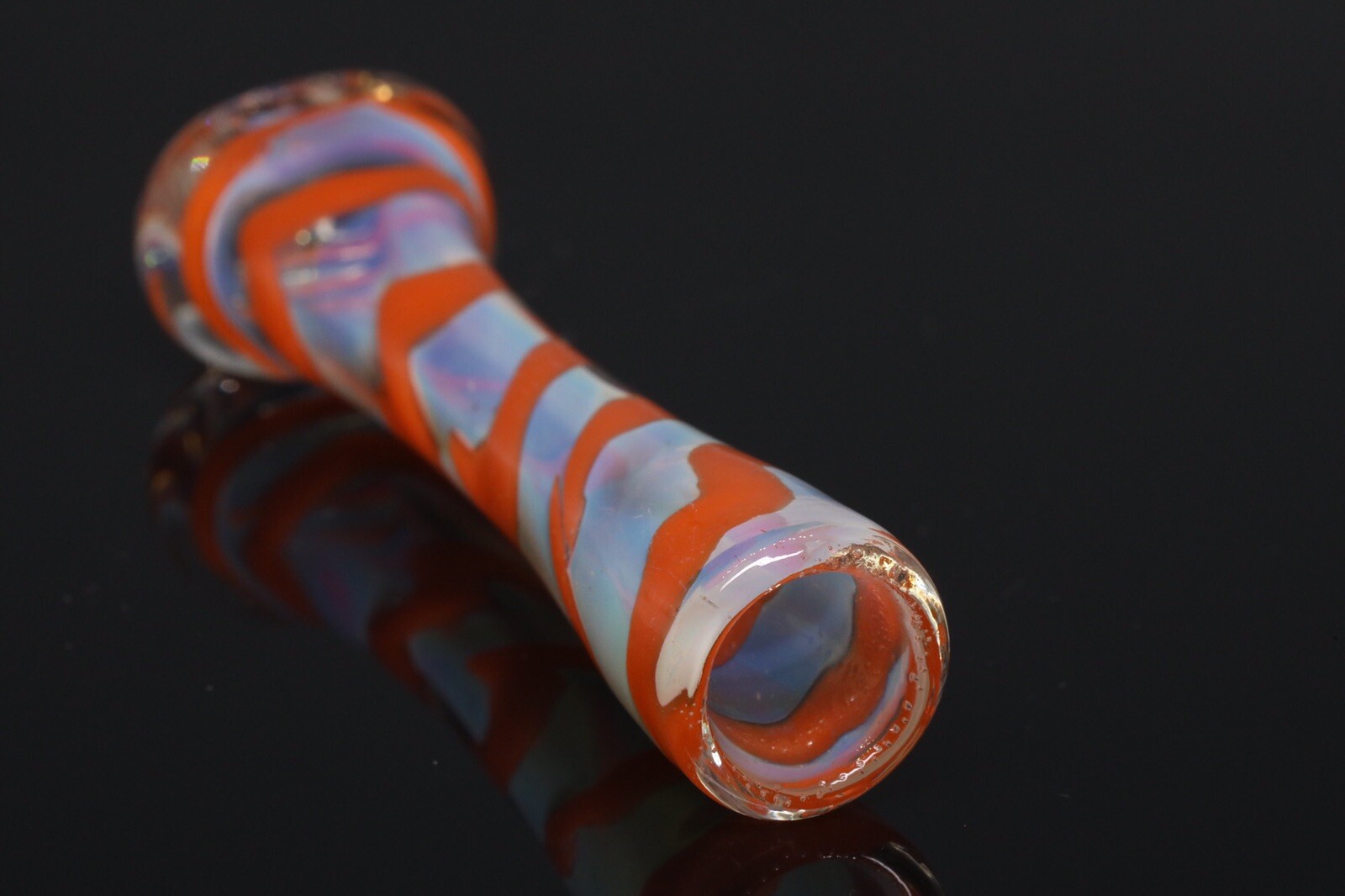 ONE HITTER BLOWN GLASS ART HEAVY HAND PIPE BOWL SMOKING 3” CHILLUM USA TOBACCO
