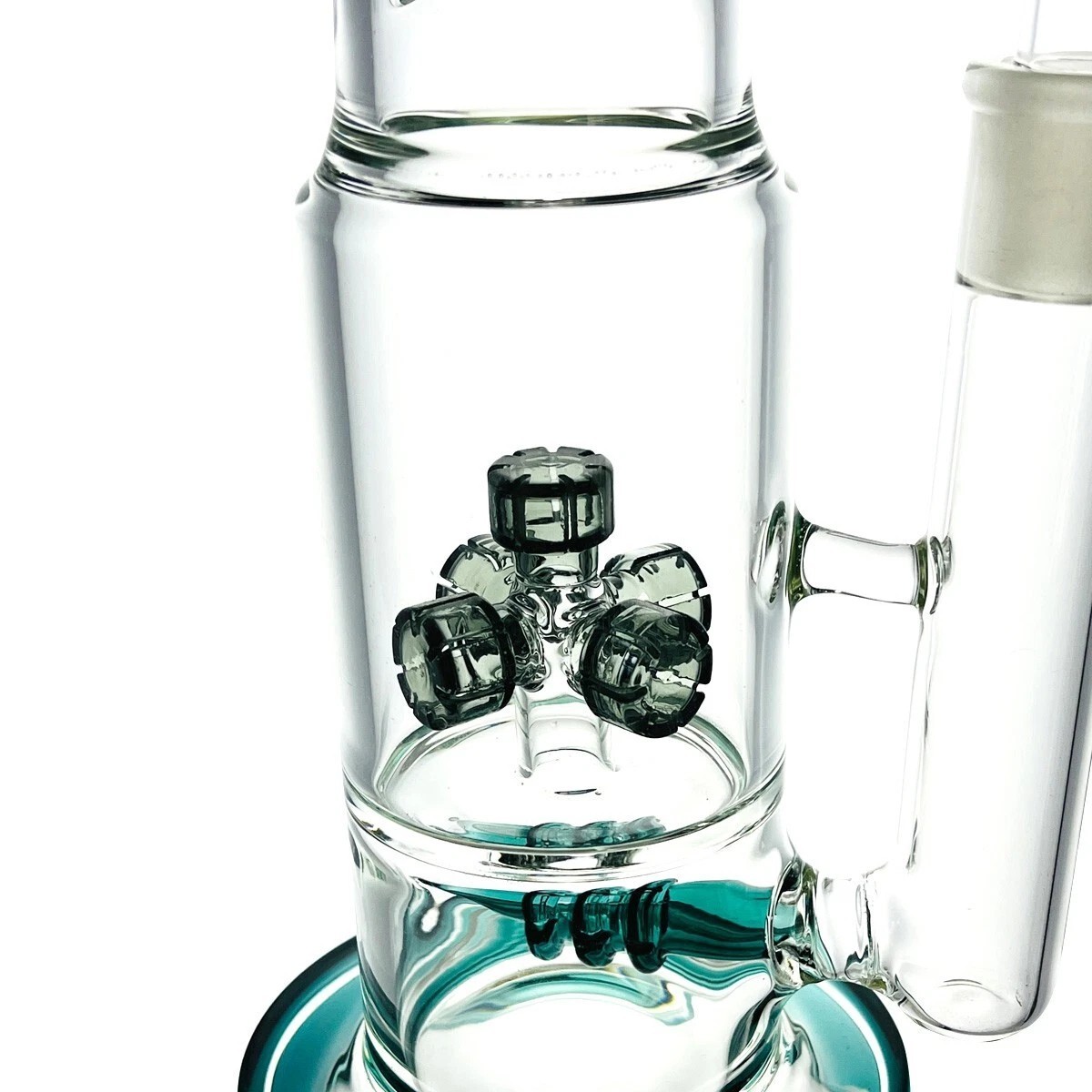 13&Prime; Heavy Glass Bong Percolate Bongs Smoking Hookah Water Pipe 14mm bowl