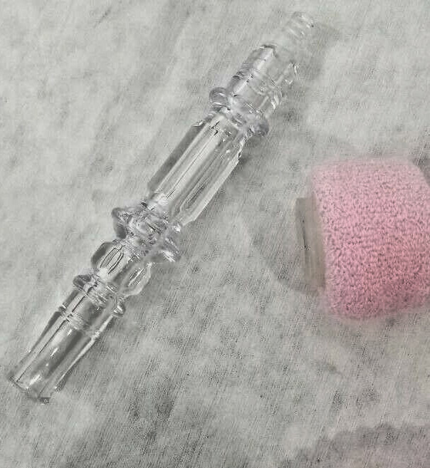 INHALE®️ 78’’ LONG Washable Heavy Duty Velvet Egyptian Style Hookah Hose PINK