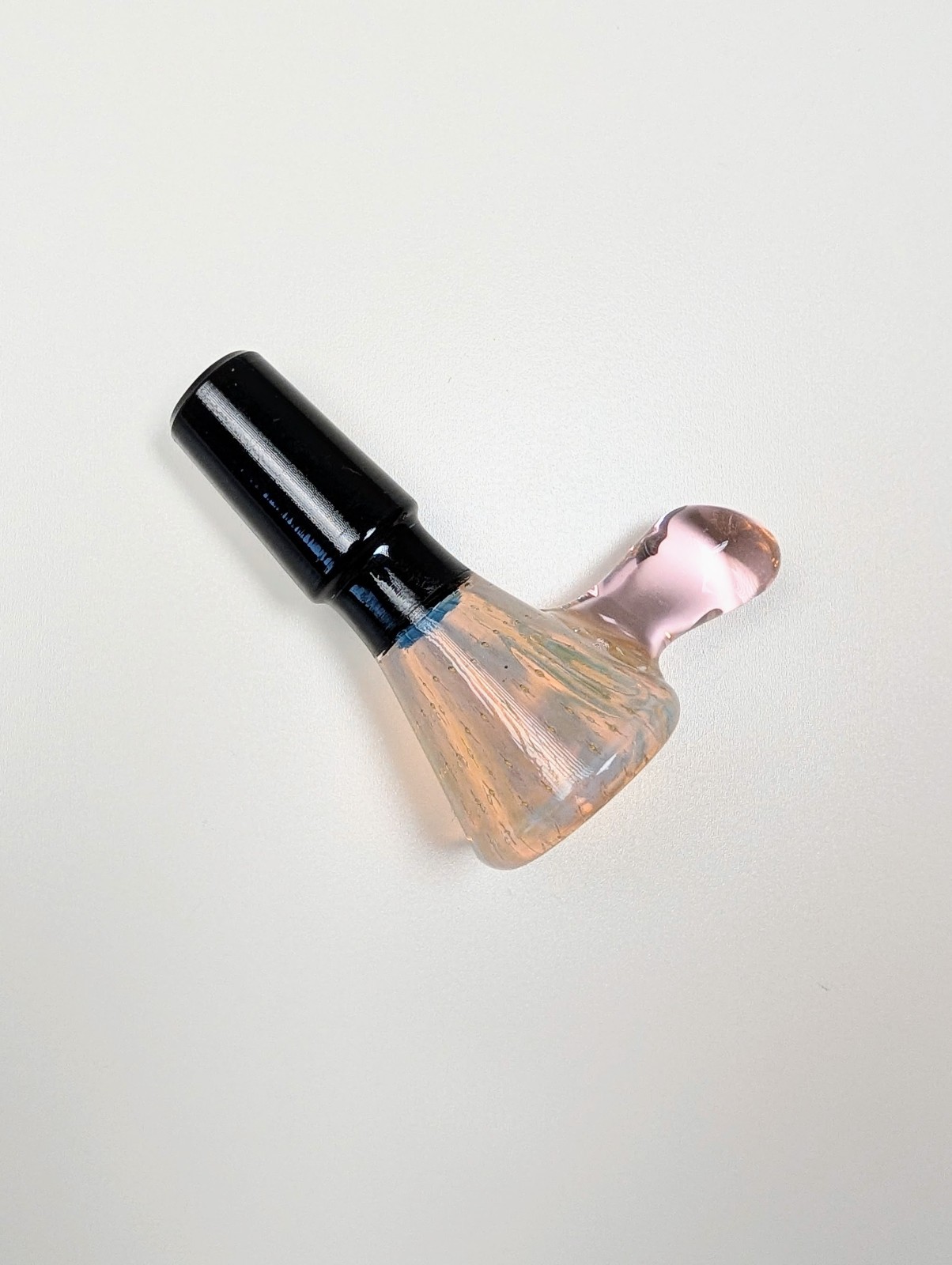 14mm Pink Bubble Trap Premium Quality Glass Bowl Slide Bong Water Pipe Hookah